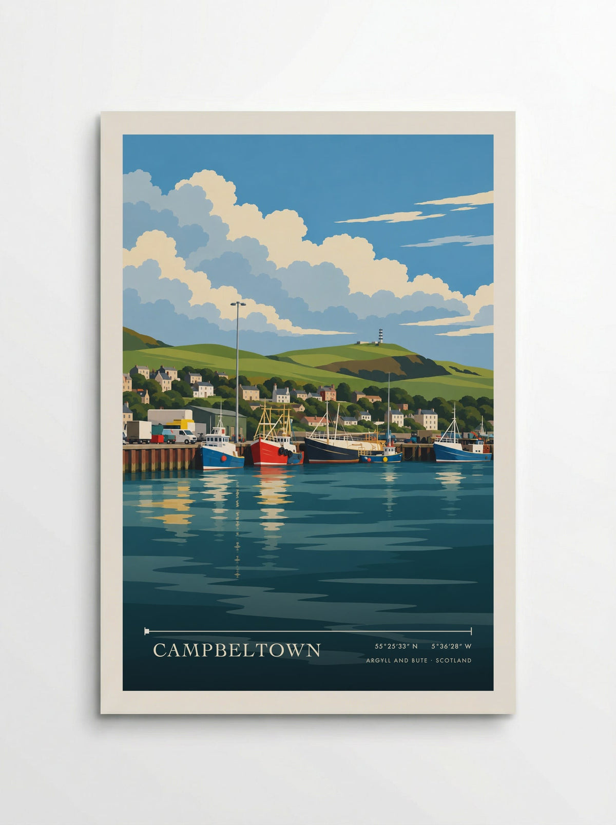 Campbeltown, Argyll and Bute | Travel Poster - Poster