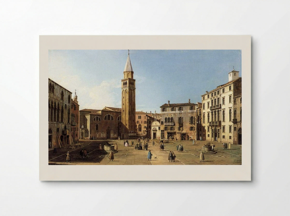 Campo Sant'Angelo, Venice - Canaletto - Poster