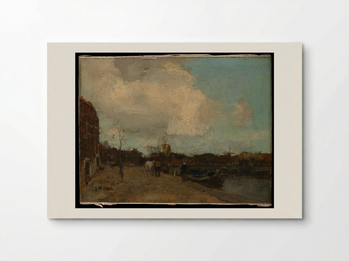 Canal Side - Jacob Maris - Poster