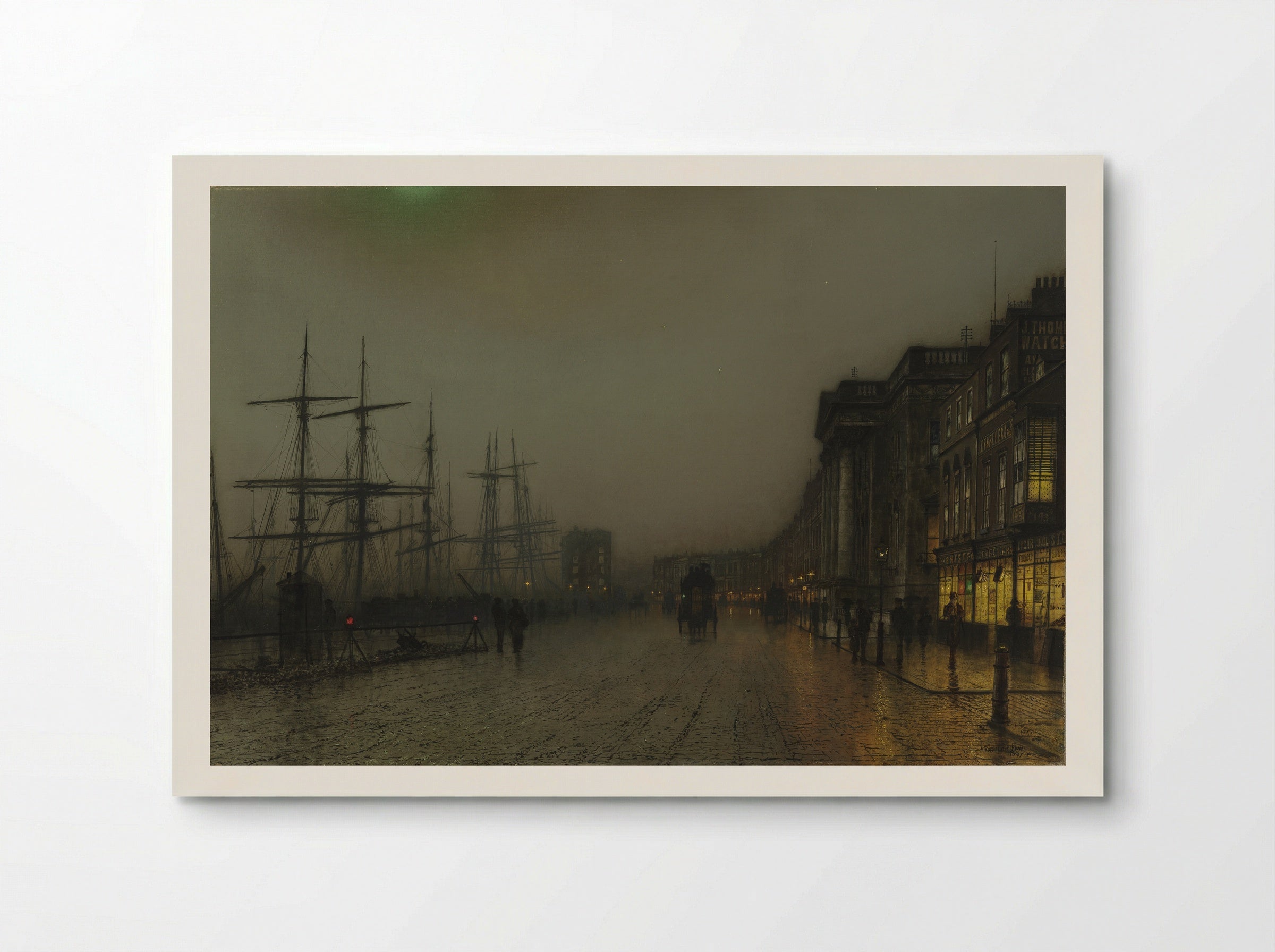 Canny Glasgow - John Atkinson Grimshaw - Poster
