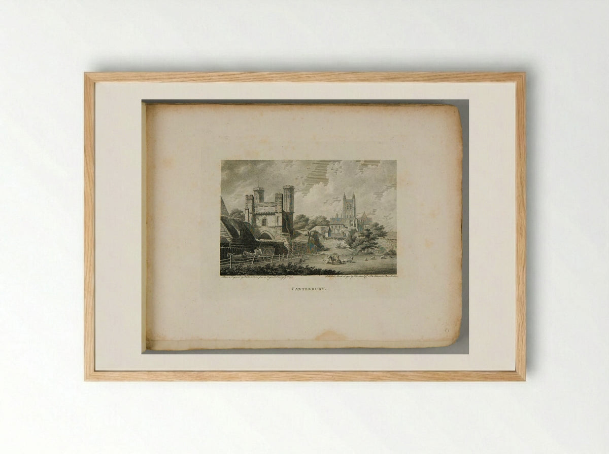 Canterbury - John Walker - Framed Print Wood