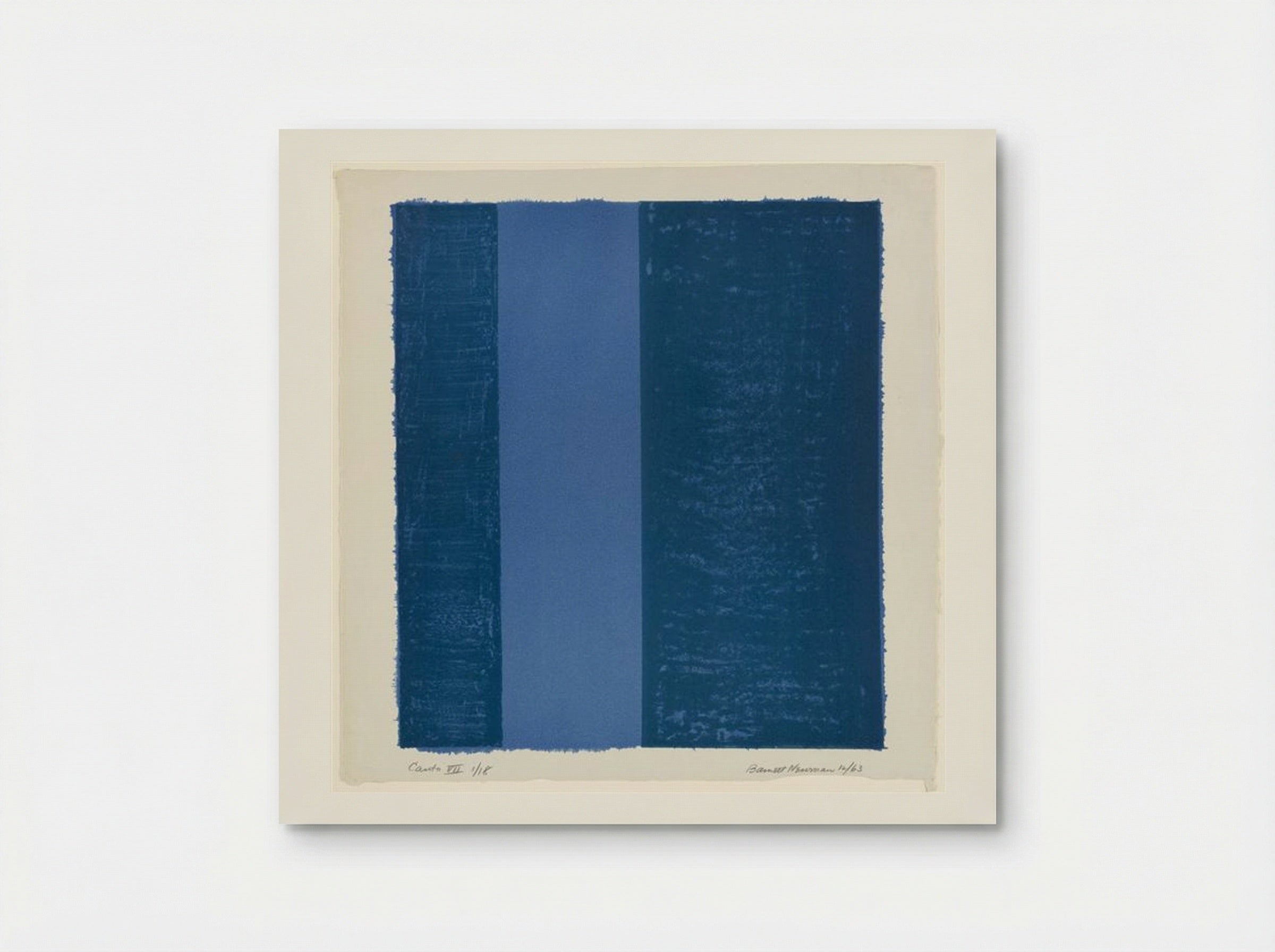 Canto VII - Barnett Newman - Poster