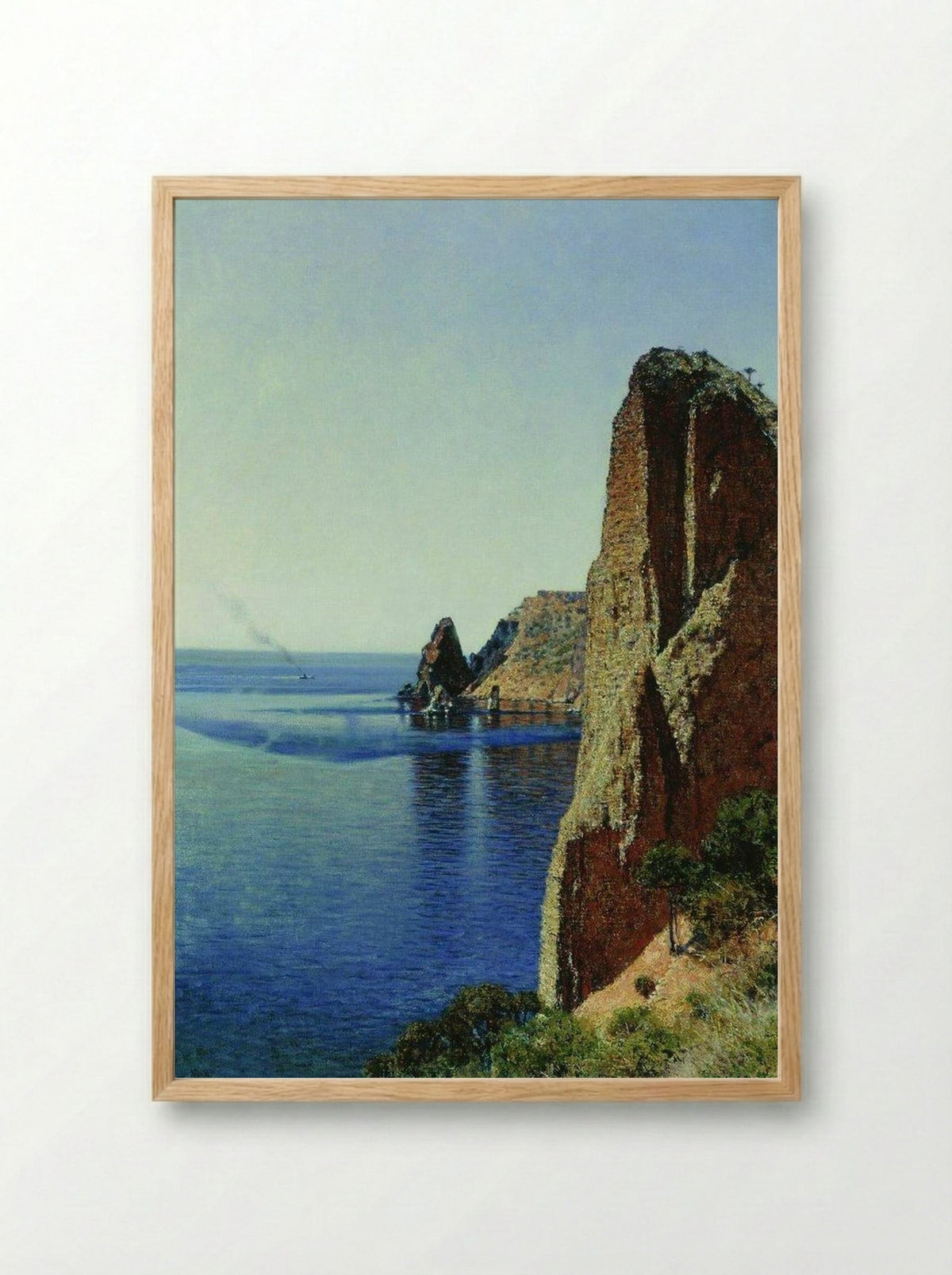 Cape Fiolent near Sevastopol - Vasily Vereshchagin - Framed Print Wood
