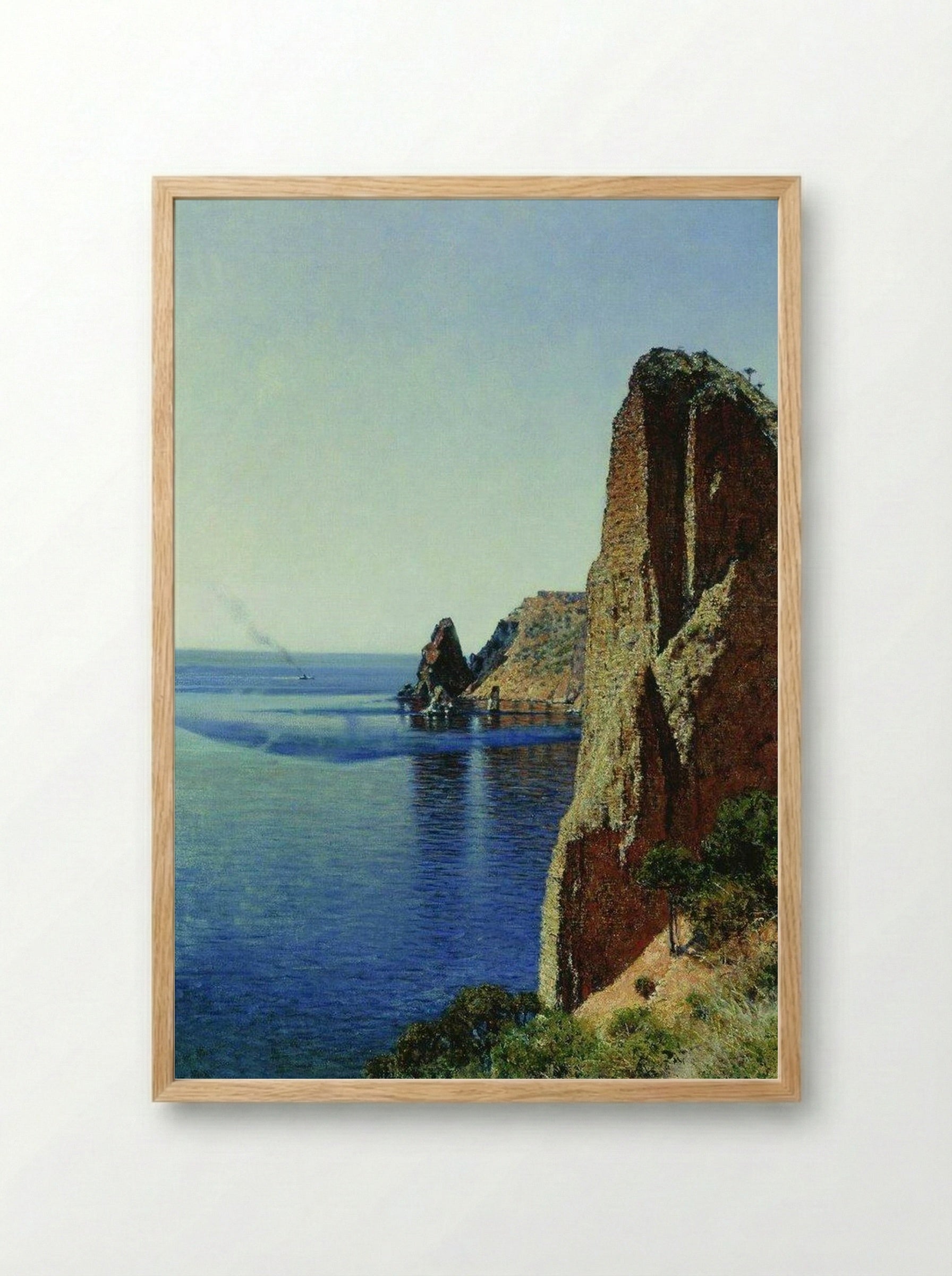 Cape Fiolent near Sevastopol - Vasily Vereshchagin - Framed Print Wood