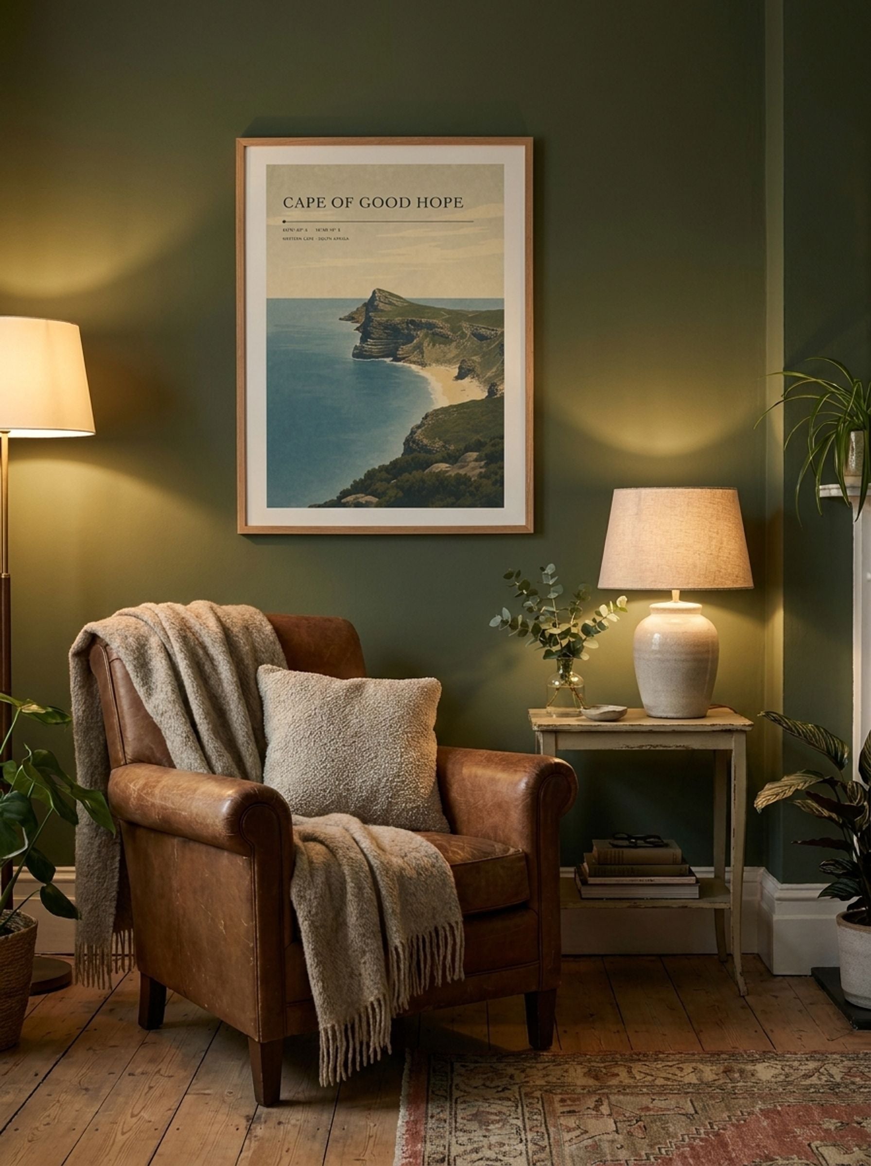 Cape of Good Hope Travel Poster Artwork - Lifestyle