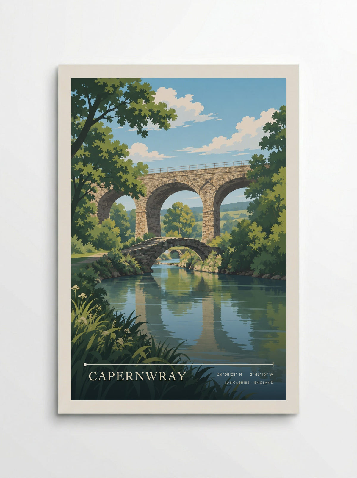 Capernwray, Lancashire | Travel Poster - Poster