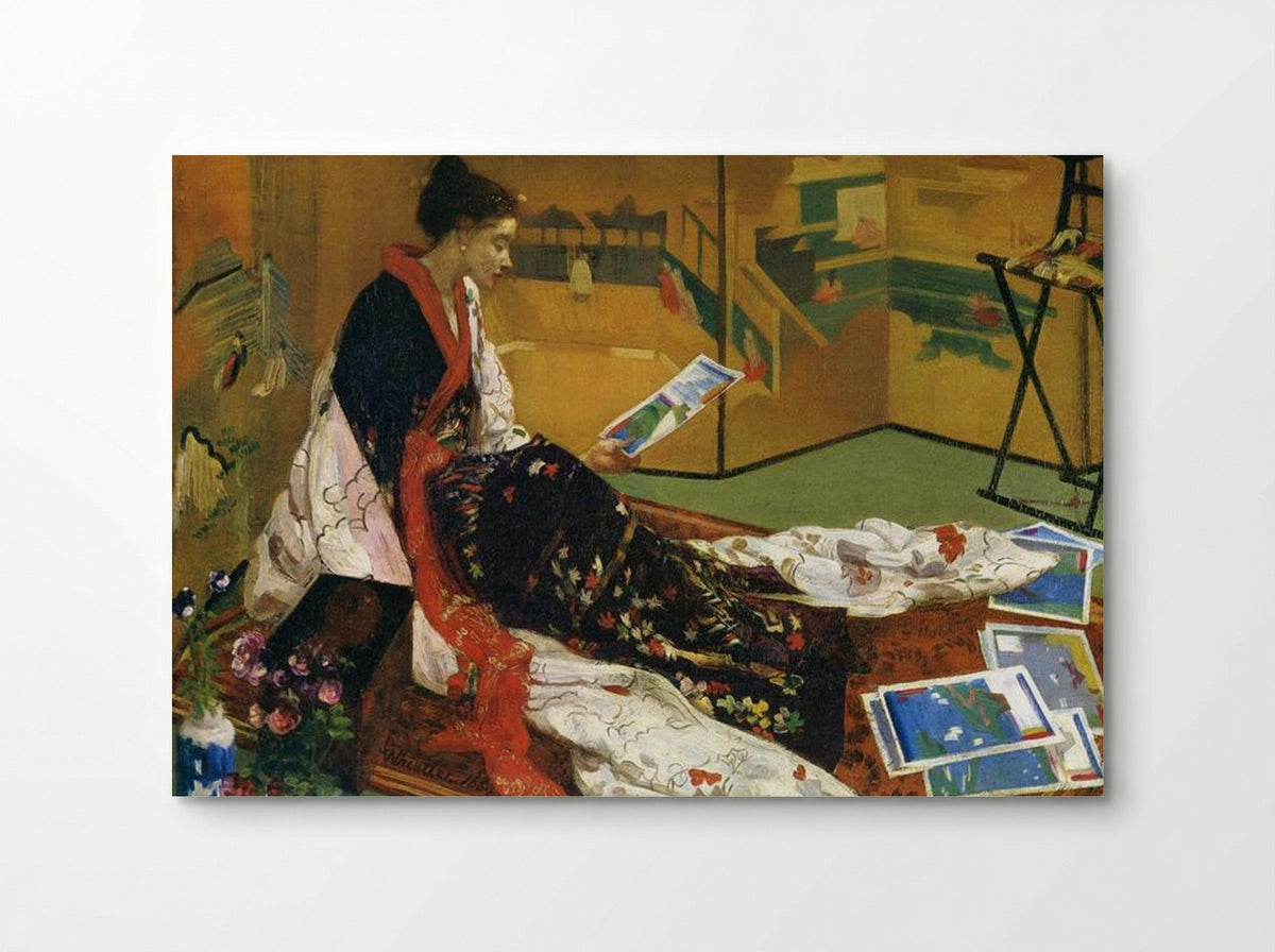 Caprice in Purple and Gold: The Golden Screen - James McNeill Whistler - Poster