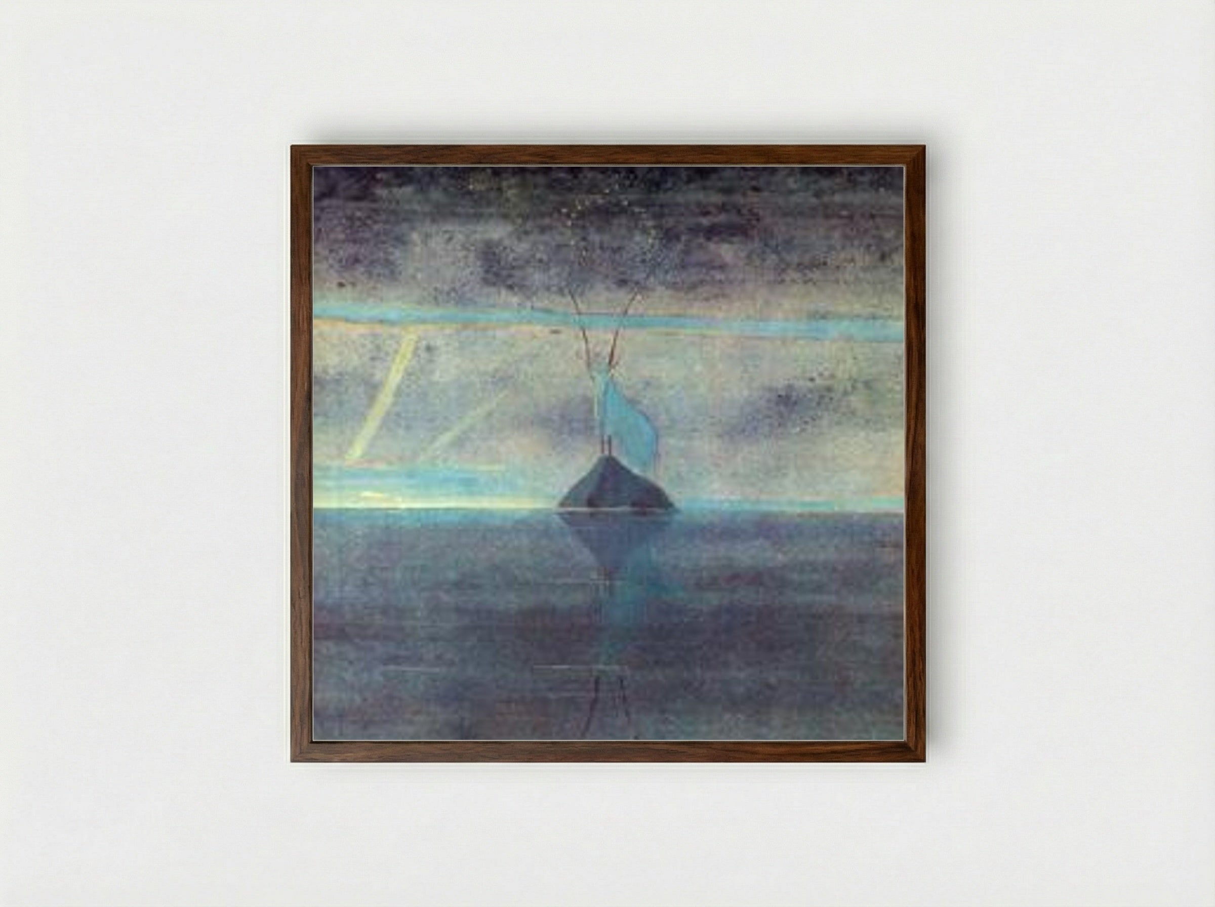 Capricon - Mikalojus Konstantinas Čiurlionis - Framed Print Dark Wood
