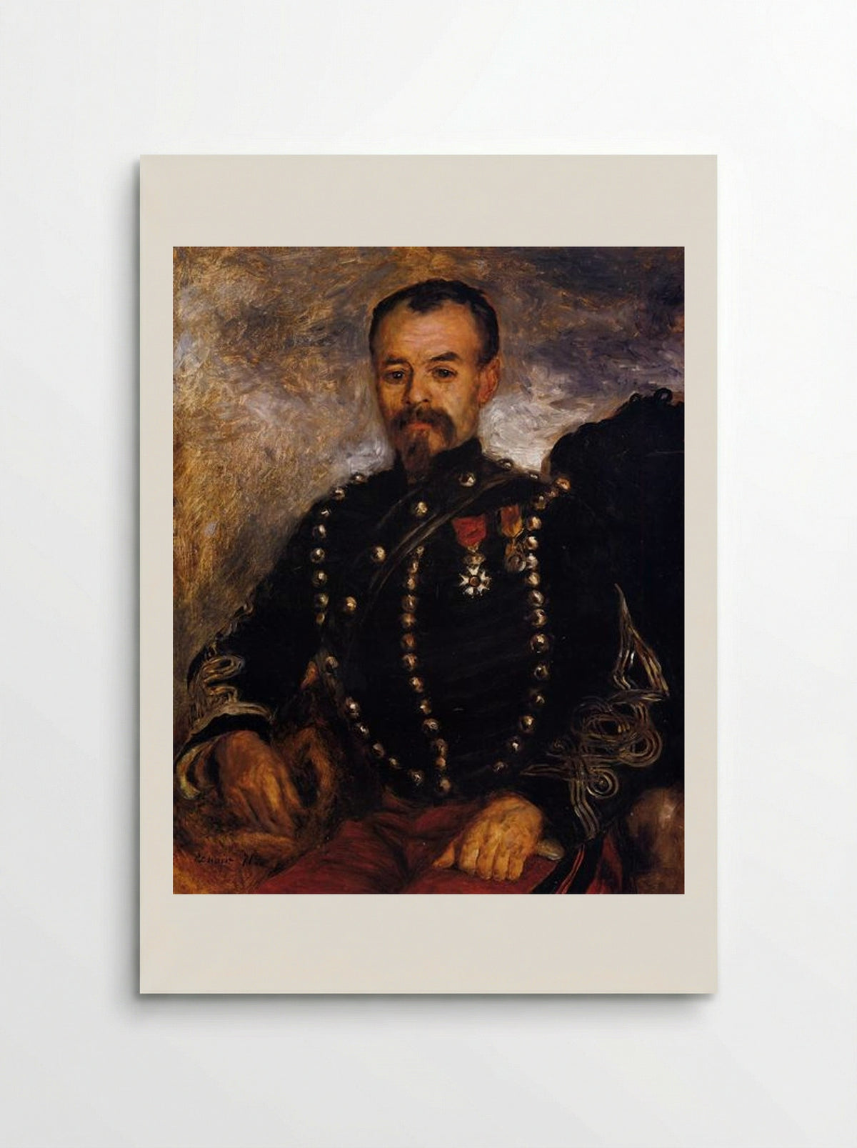 Captain Edouard Bernier - Pierre-Auguste Renoir - Poster