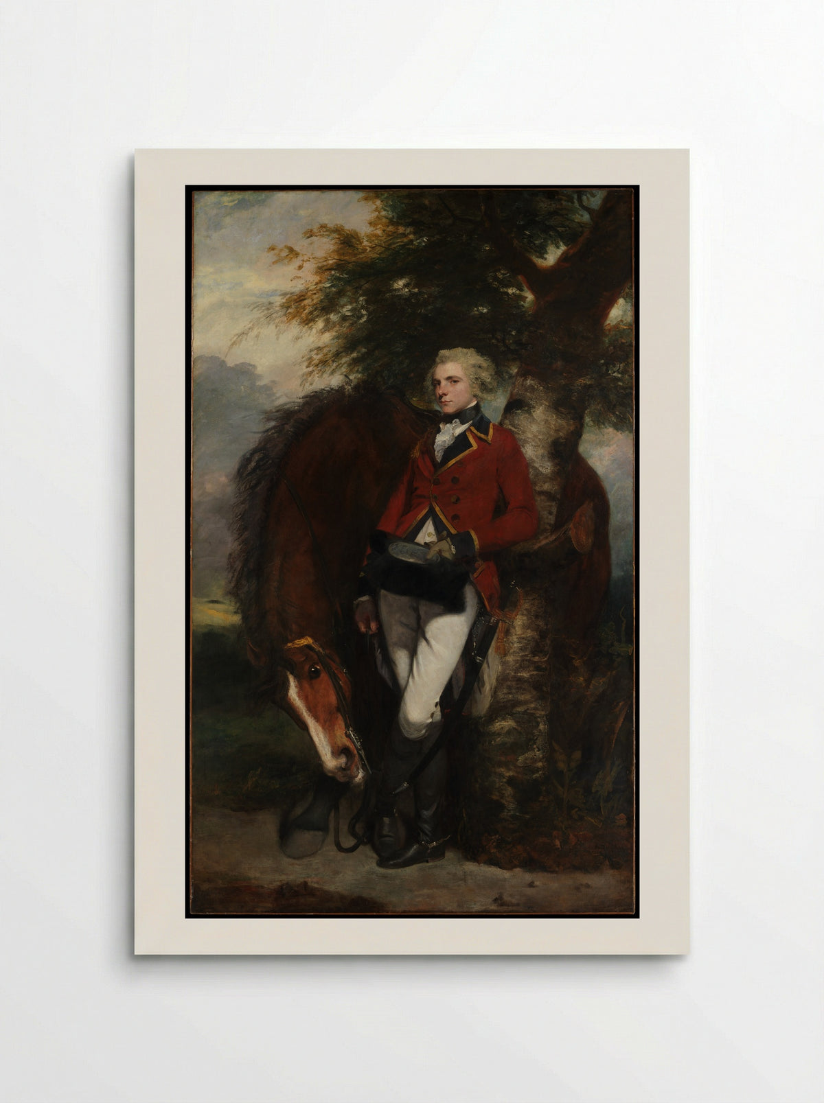 Captain George K. H. Coussmaker - Sir Joshua Reynolds - Poster