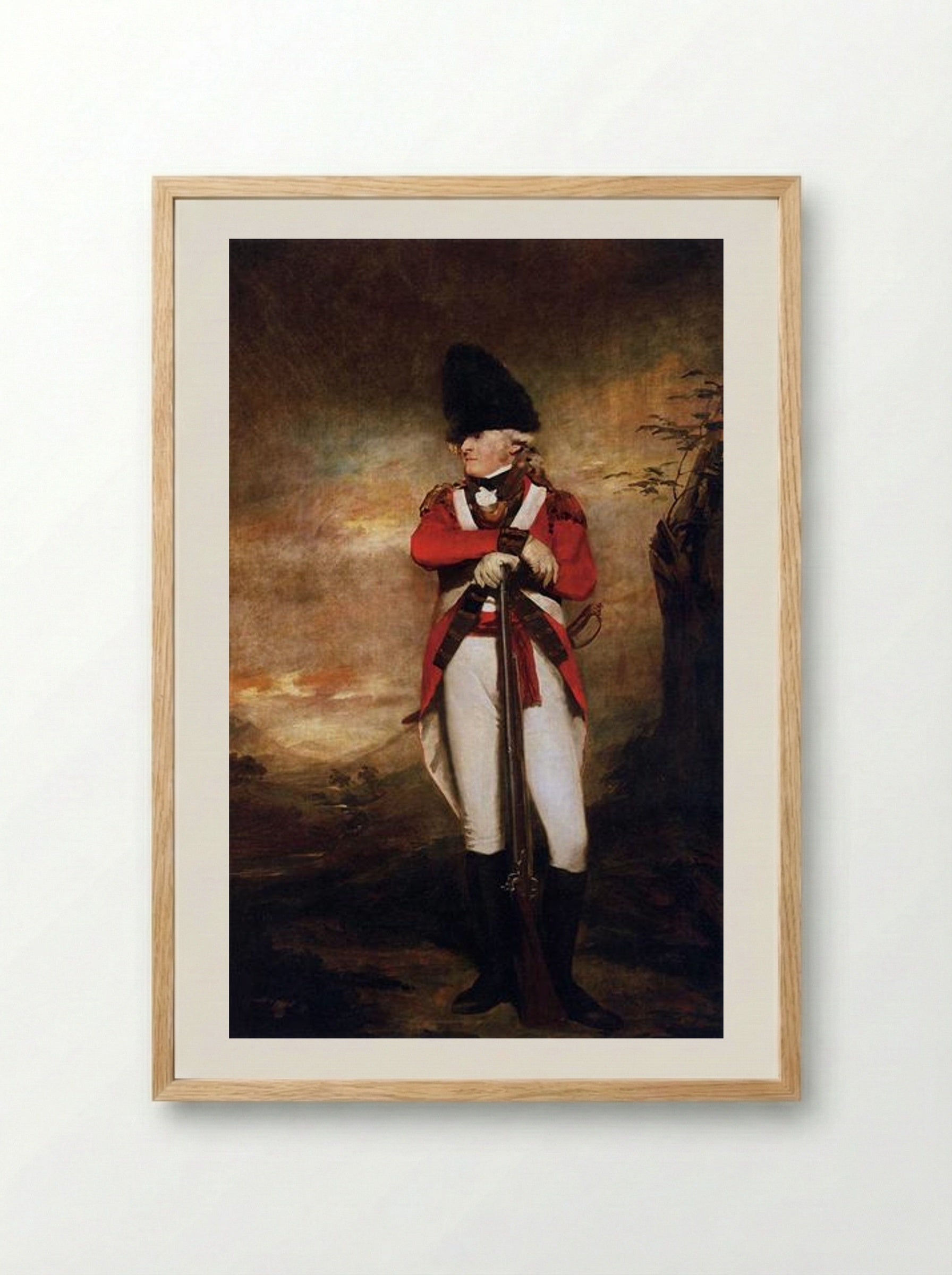 Captain Hay of Spot - Henry Raeburn - Framed Print Wood