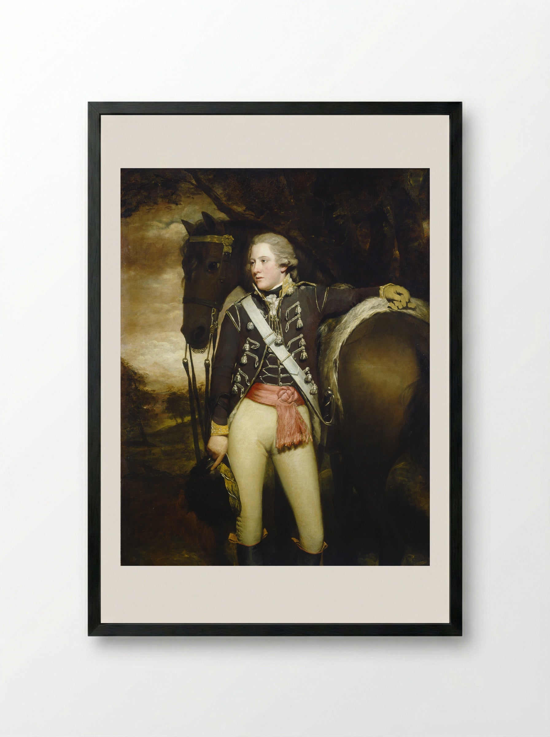 Captain Patrick Miller - Henry Raeburn - Framed Print Black
