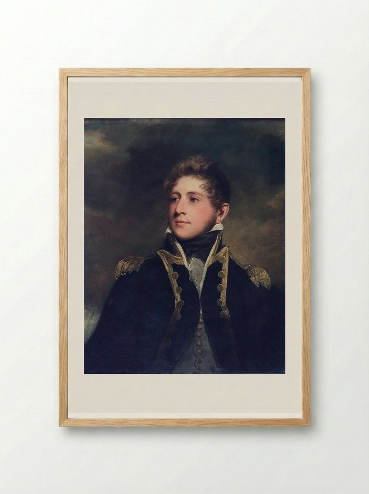 Captain Peter Parker - John Hoppner - Framed Print Wood