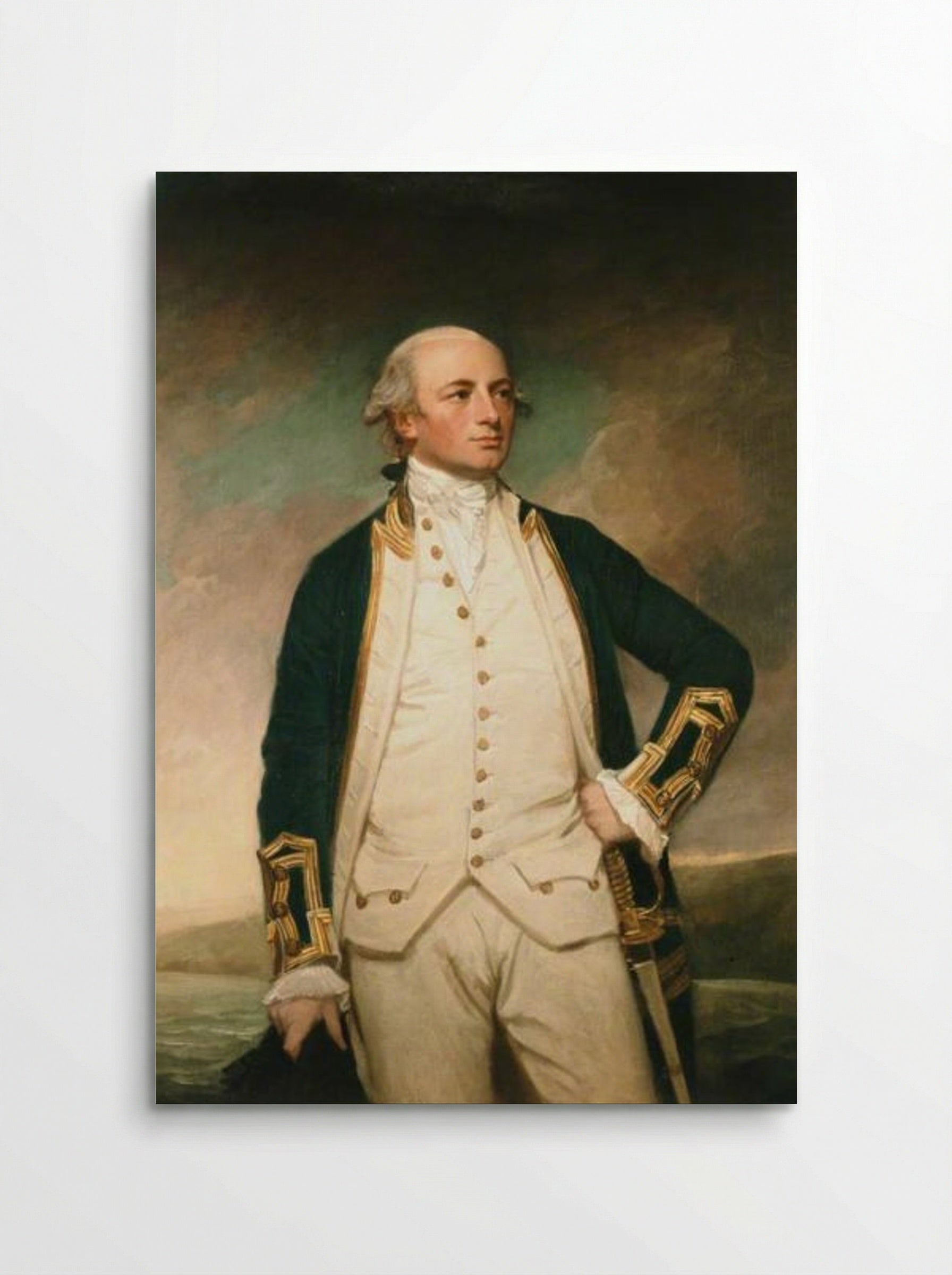 Captain William Peere Williams - George Romney - Poster