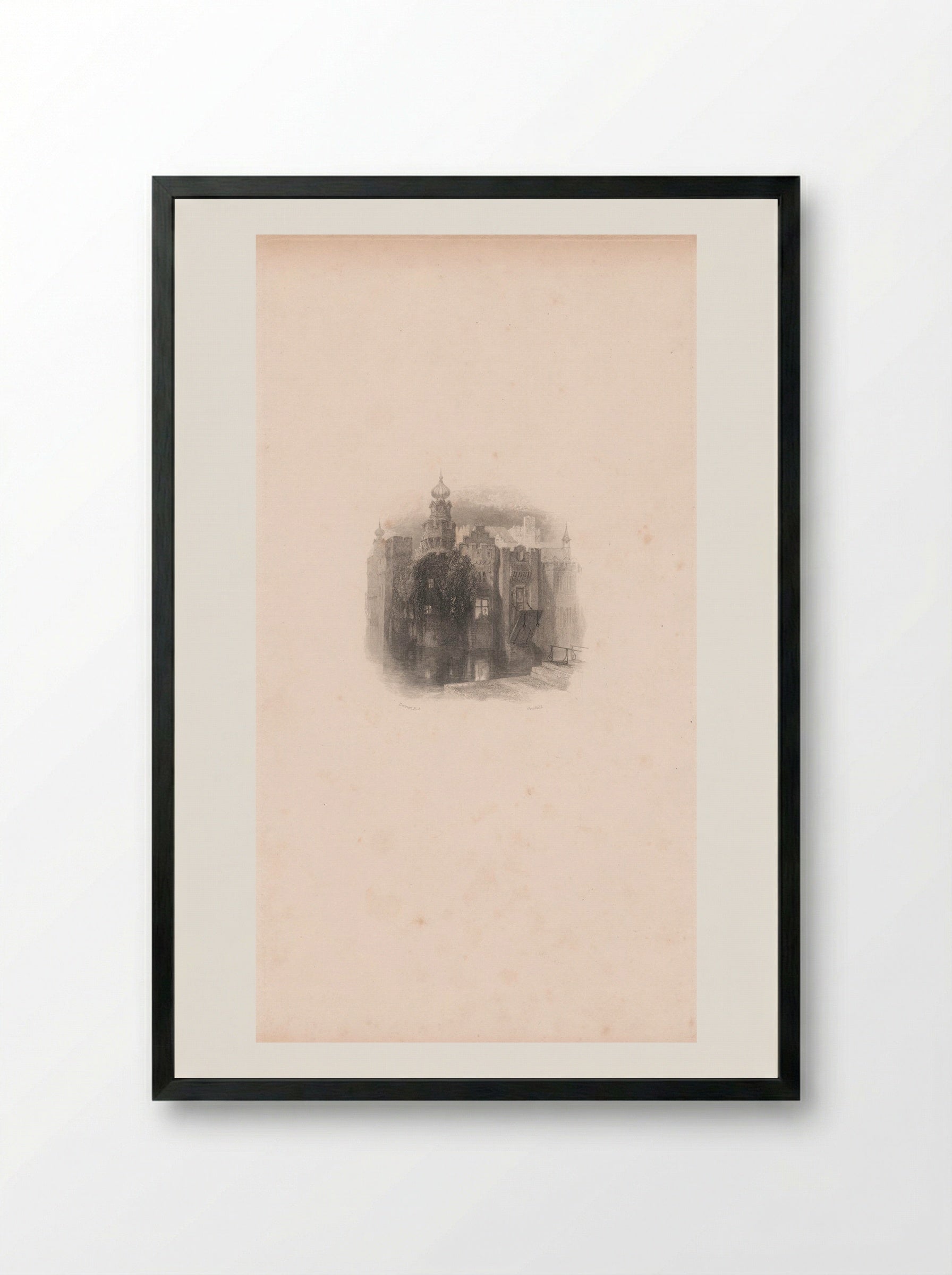 Captivity - Edward Goodall - Framed Print Black