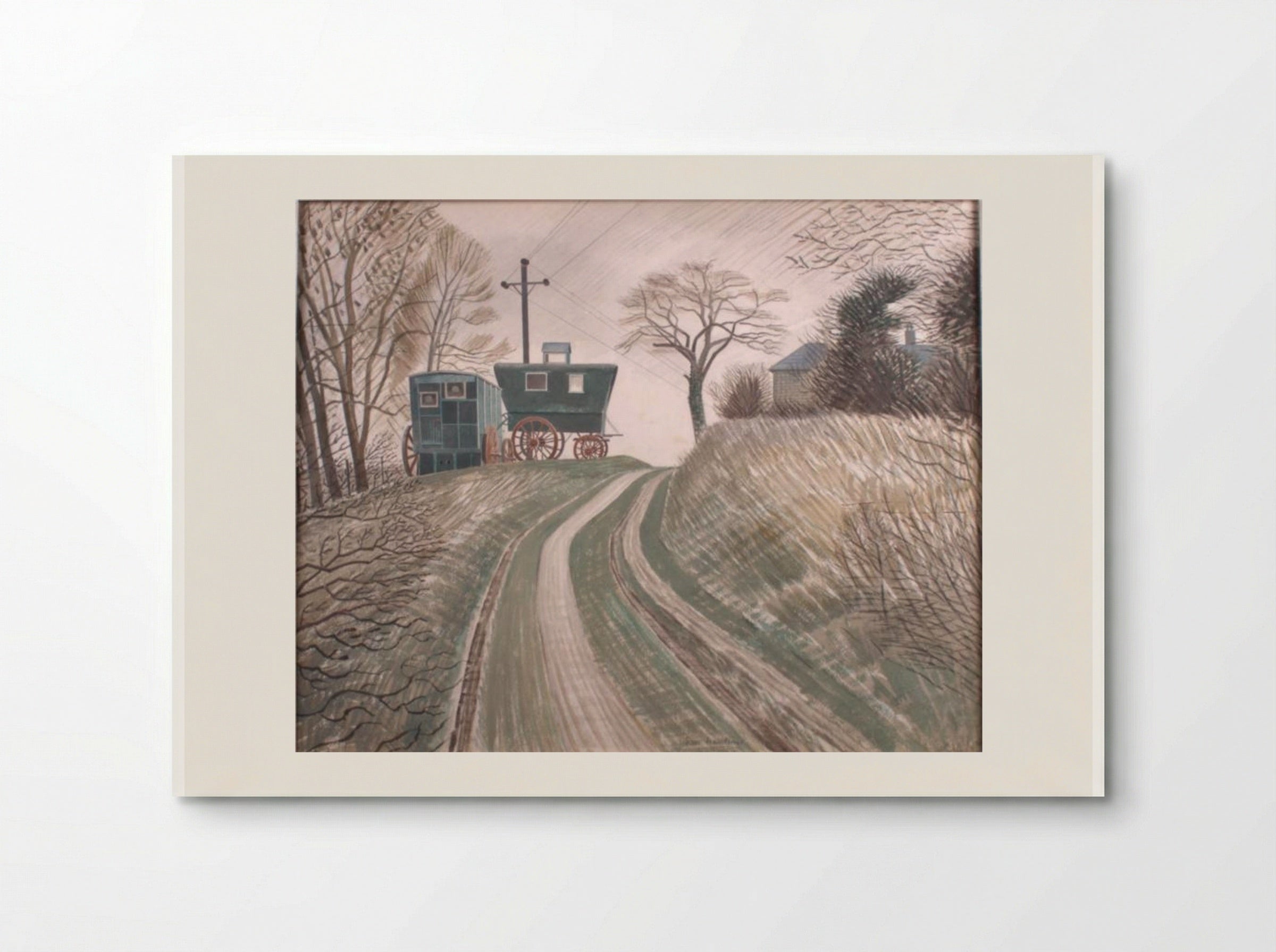 Caravans - Eric Ravilious - Poster
