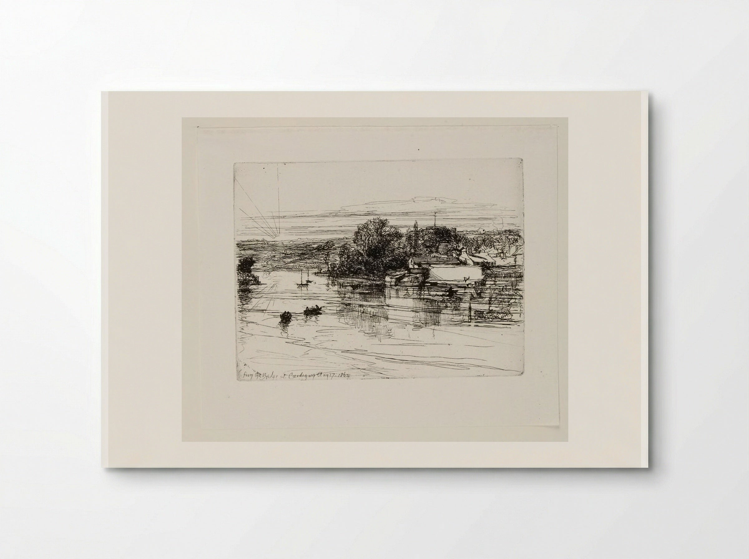Cardigan Bridge - Francis Seymour Haden - Poster