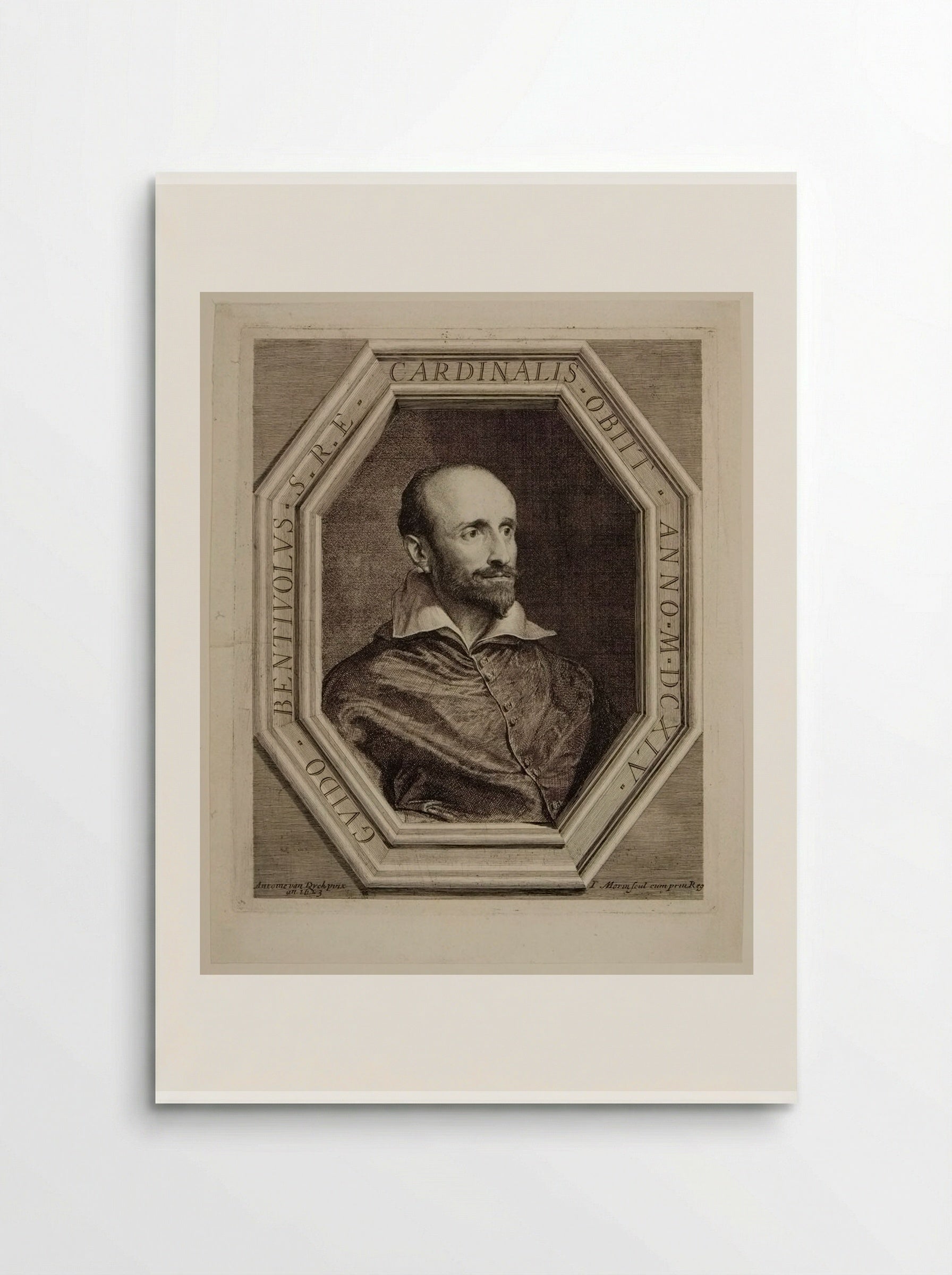 Cardinalis Guido Bentivolus - Jean Morin - Poster