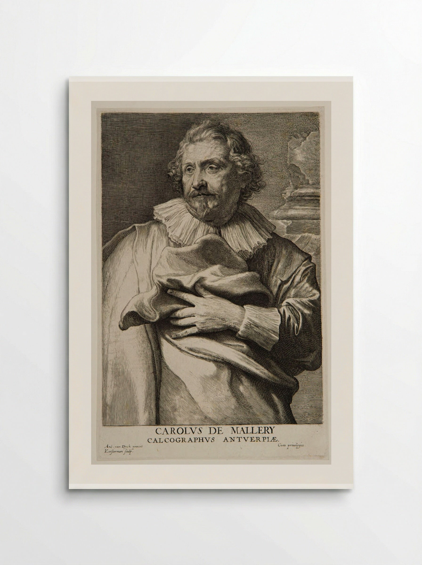 Carel van Mallery - Lucas Vorsterman I - Poster