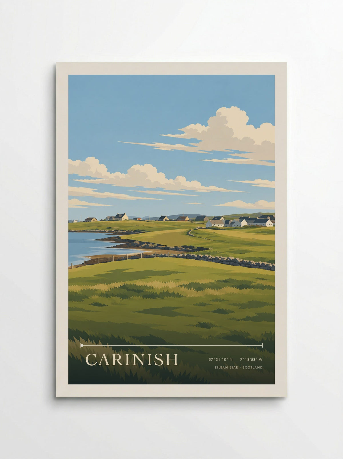 Carinish, Eilean Siar | Travel Poster - Poster