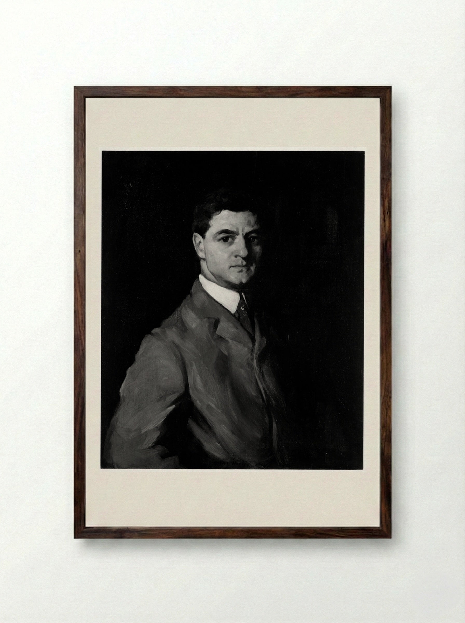 Carleton Eldredge Noyes - Robert Henri - Framed Print Dark Wood