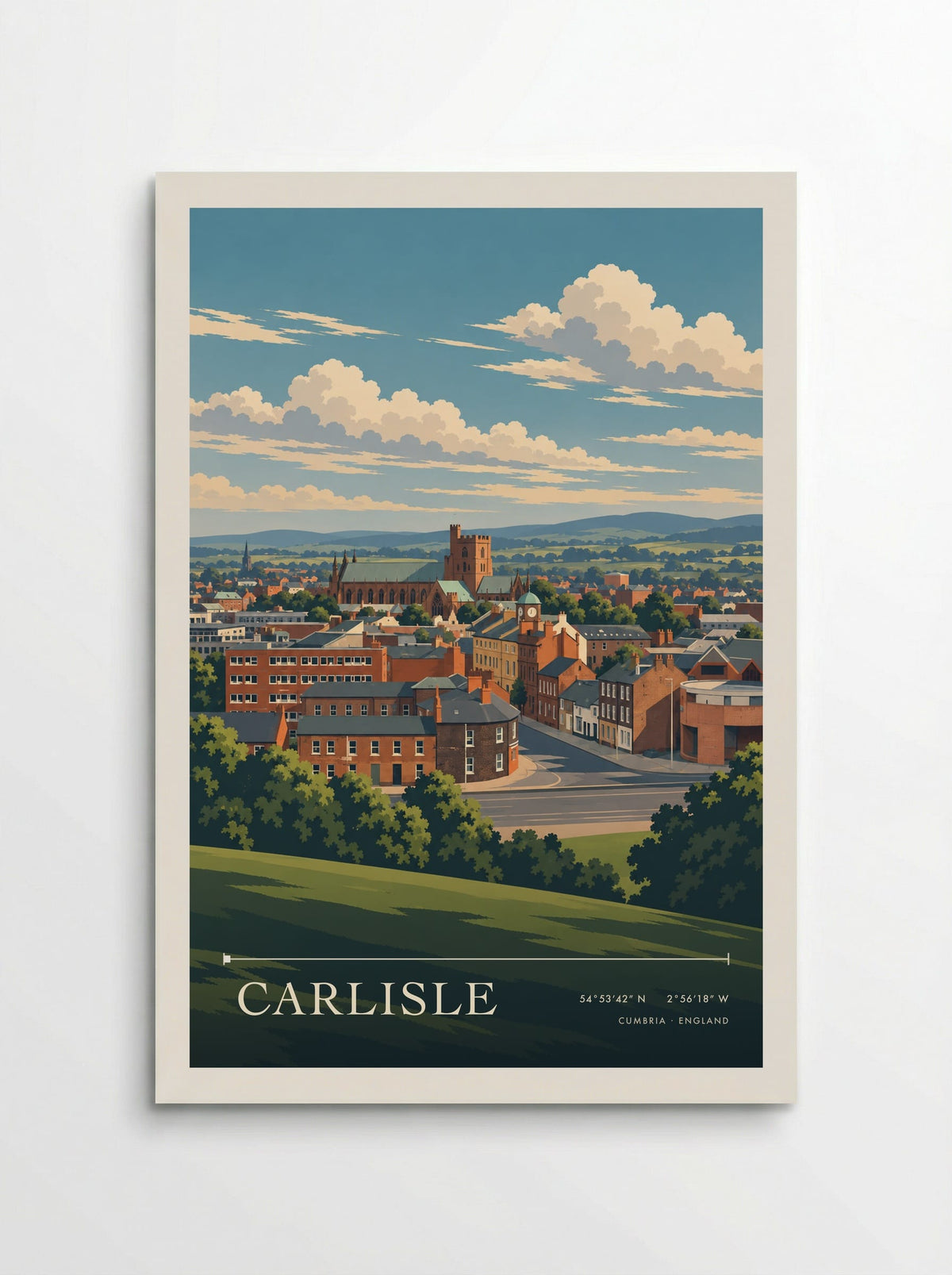 Carlisle, Cumbria | Travel Poster - Poster