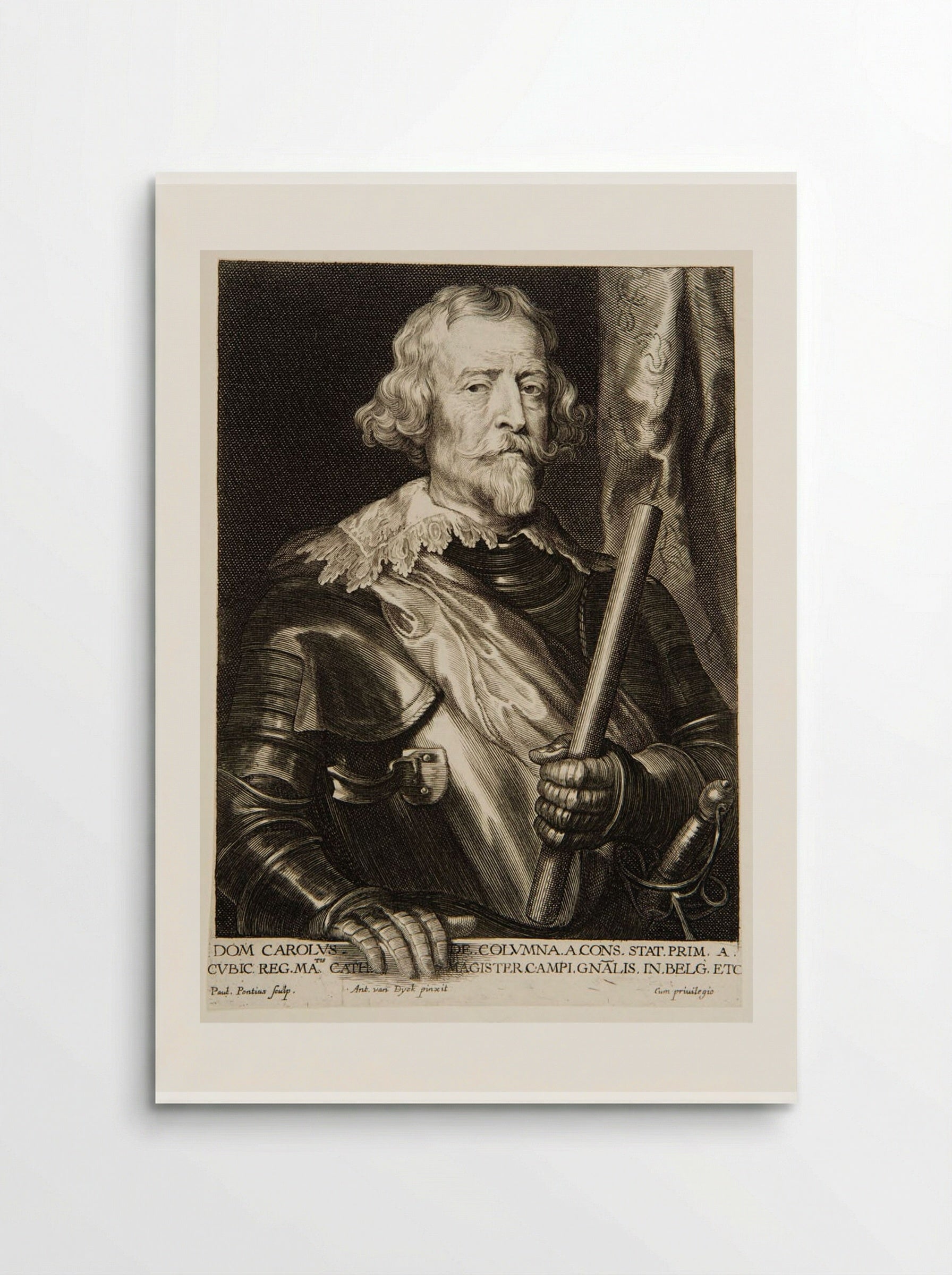 Carlos de Colonna - Paulus Pontius - Poster