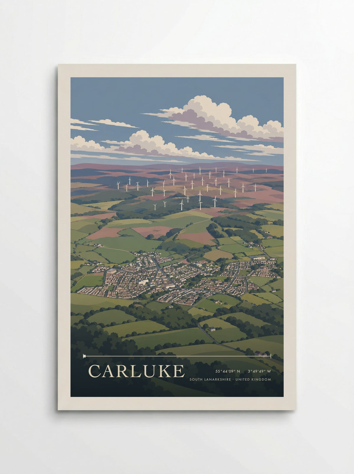 Carluke, South Lanarkshire | Travel Poster - Poster