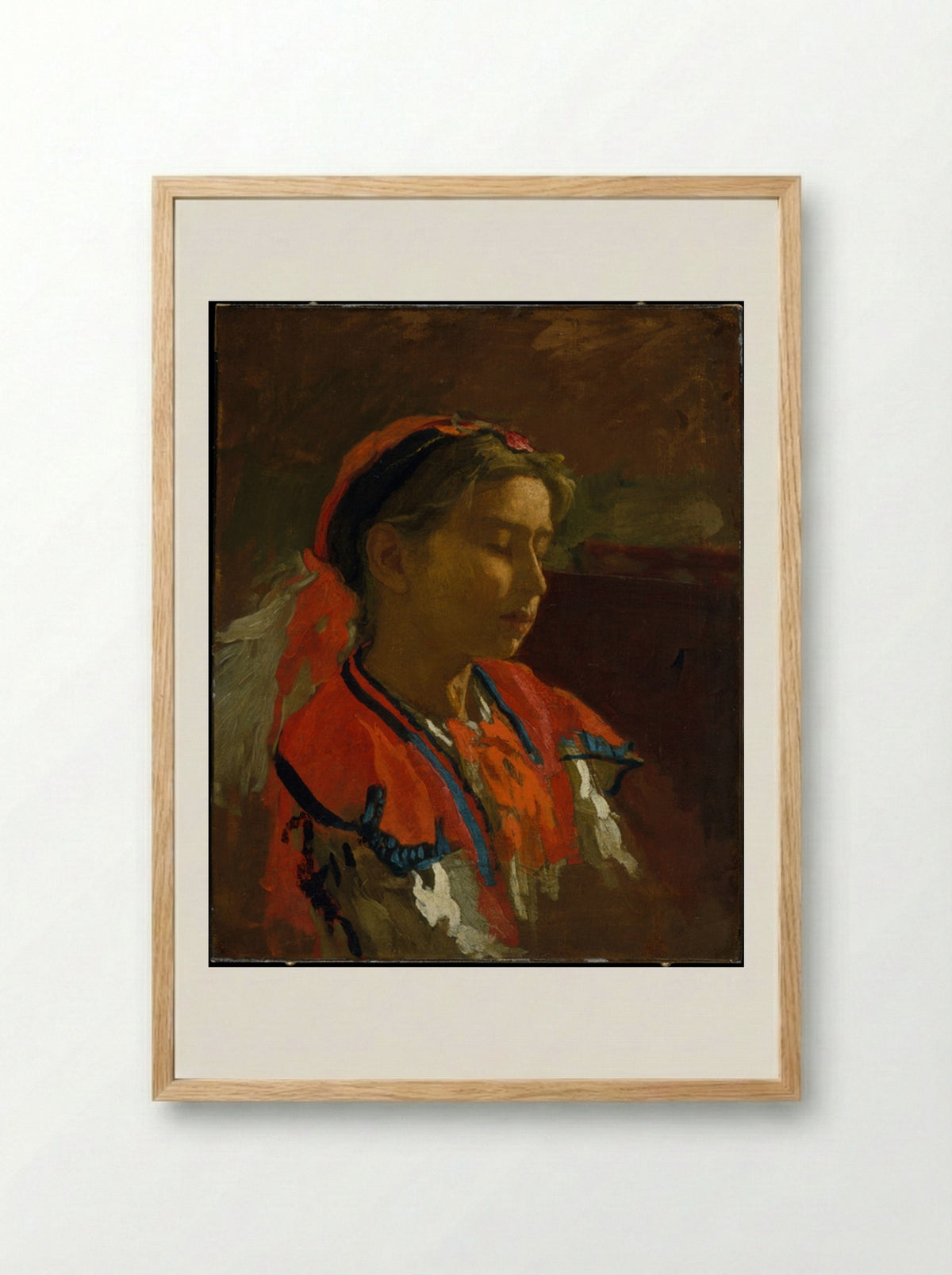 Carmelita Requena - Thomas Eakins - Framed Print Wood