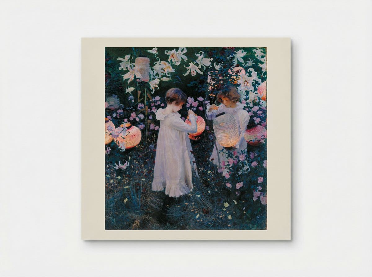 Carnation, Lily, Lily, Rose - John Singer Sargent - Poster