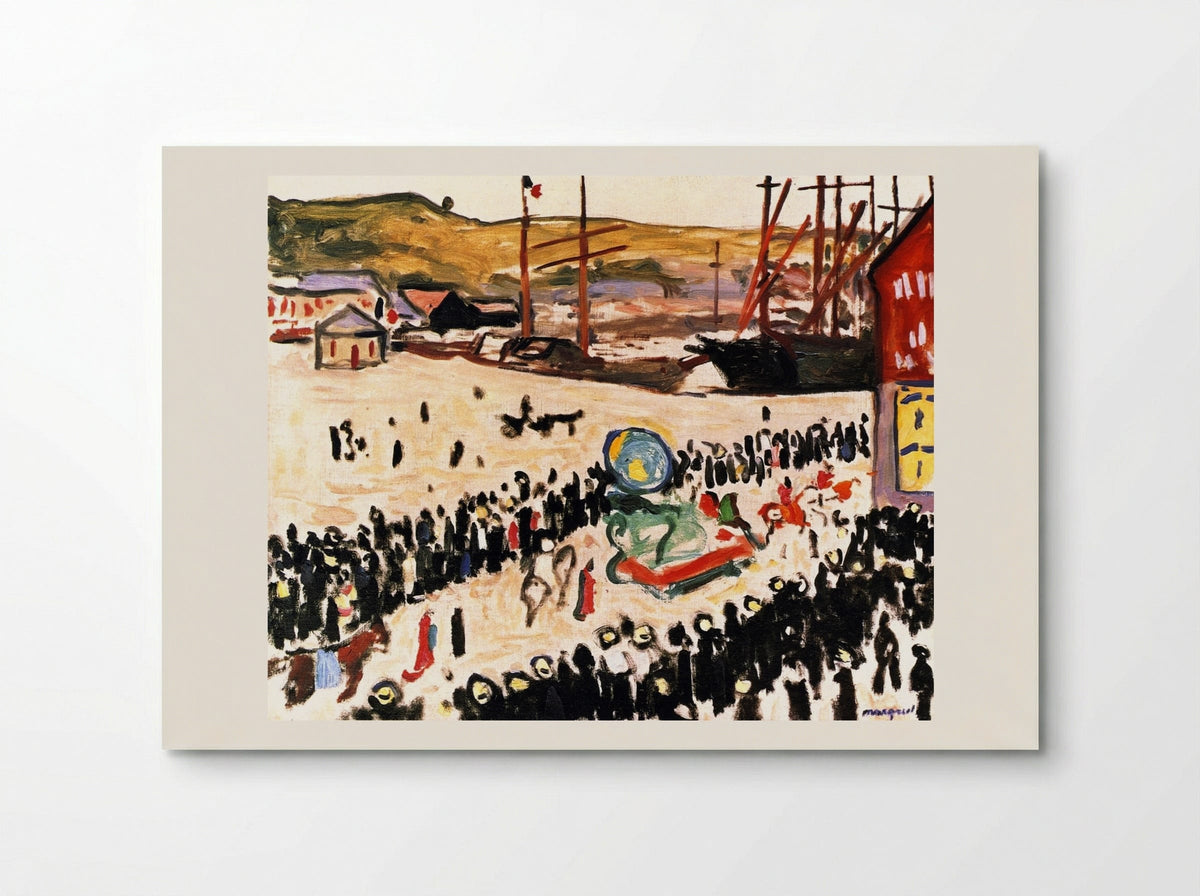 Carnival on the Beach - Albert Marquet - Poster