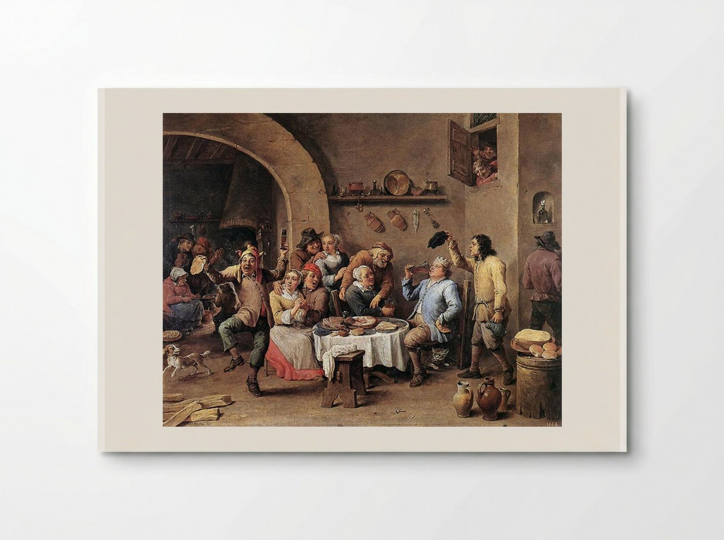 Carnival: 'The King Drinks' - David Teniers the Younger - Poster