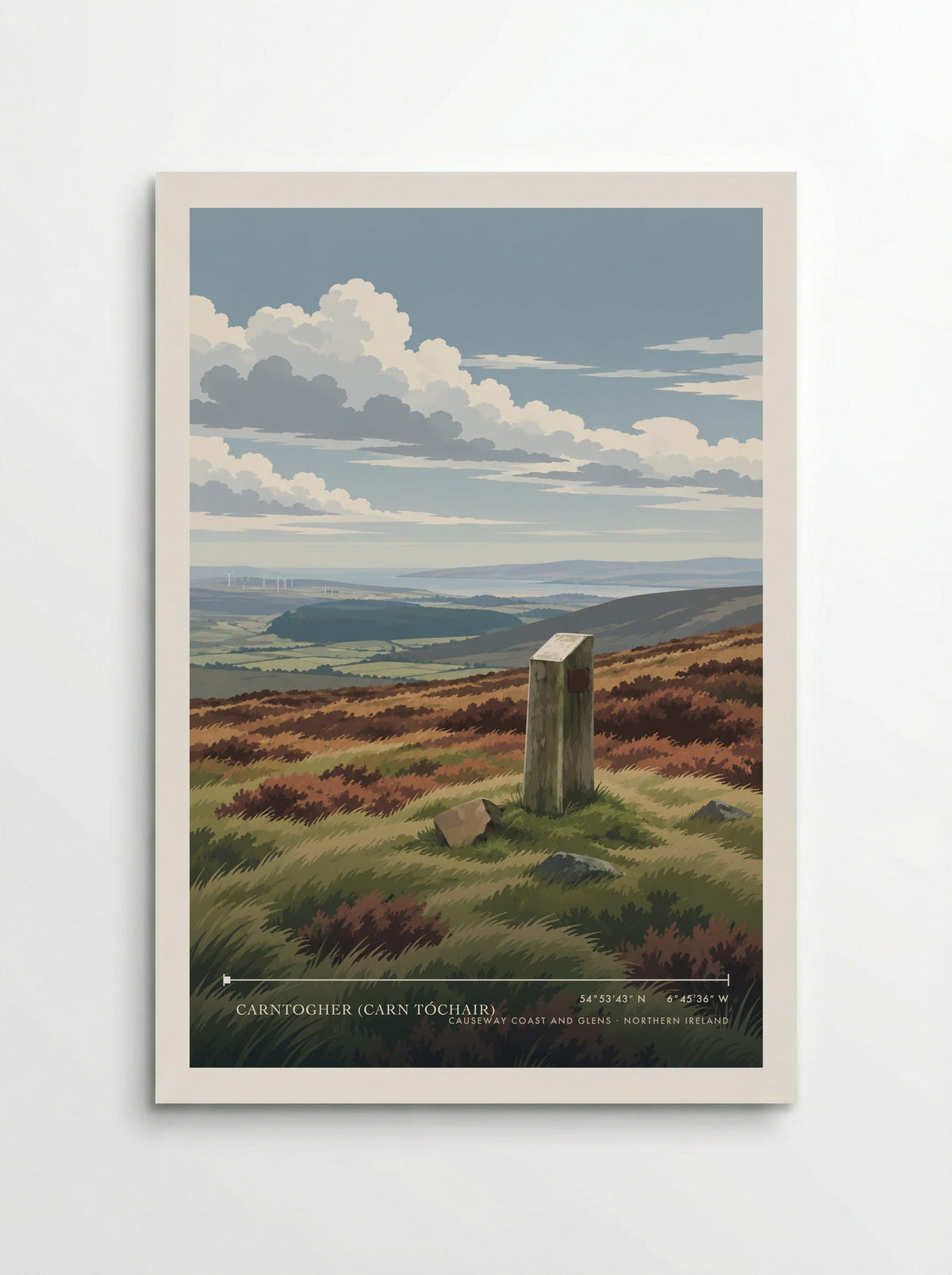 Carntogher (Carn Tóchair), Causeway Coast and Glens | Travel Poster - Poster