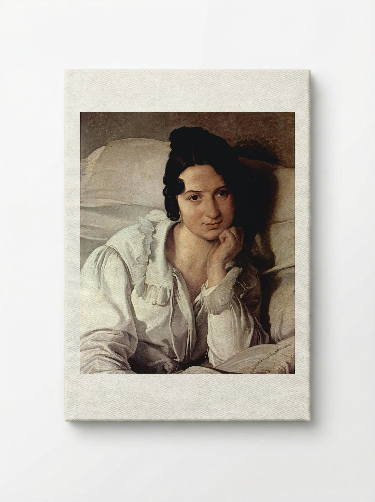 Carolina Zucchi (La Malata) - Francesco Hayez - Canvas