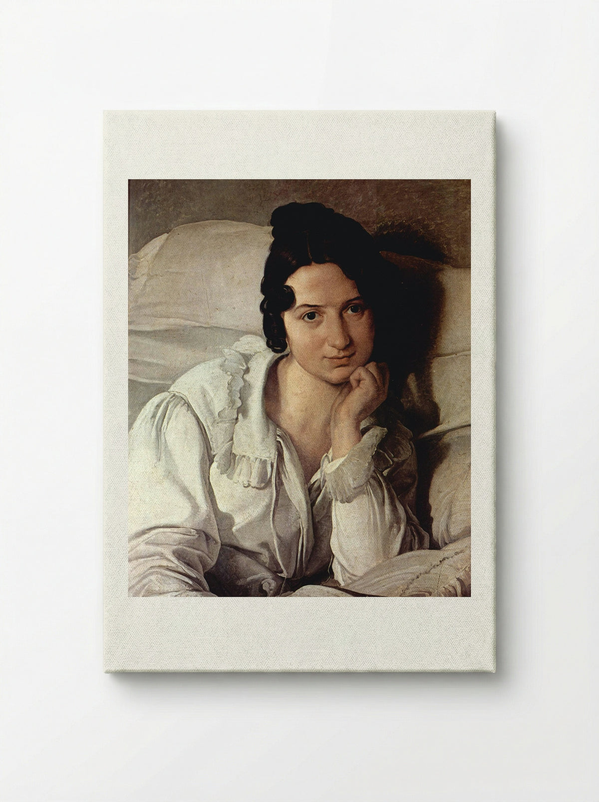 Carolina Zucchi (La Malata) - Francesco Hayez - Canvas