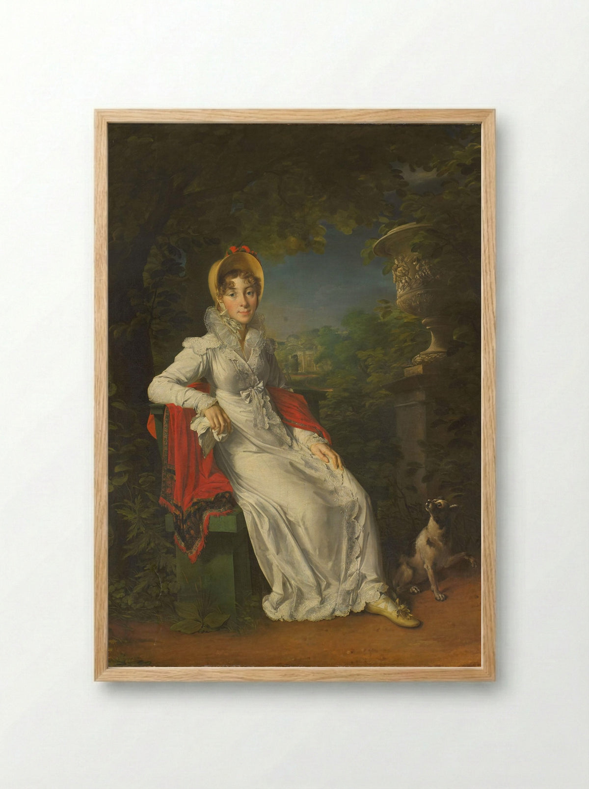 Caroline Ferdinande Louise, Duchess of Berry - François Gérard - Framed Print Wood