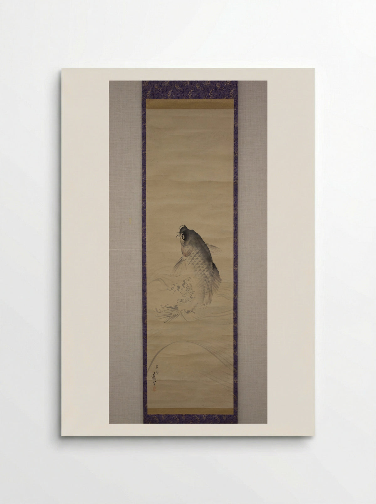 Carp - Nagasawa Rosetsu - Poster