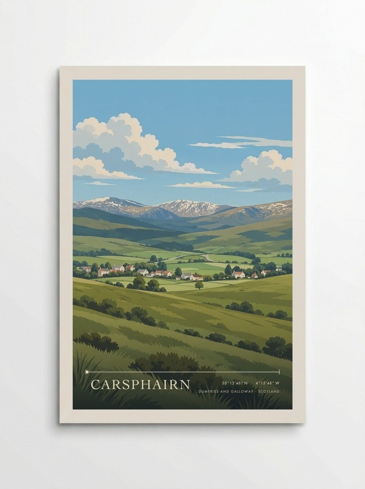 Carsphairn, Dumfries and Galloway | Travel Poster - Poster