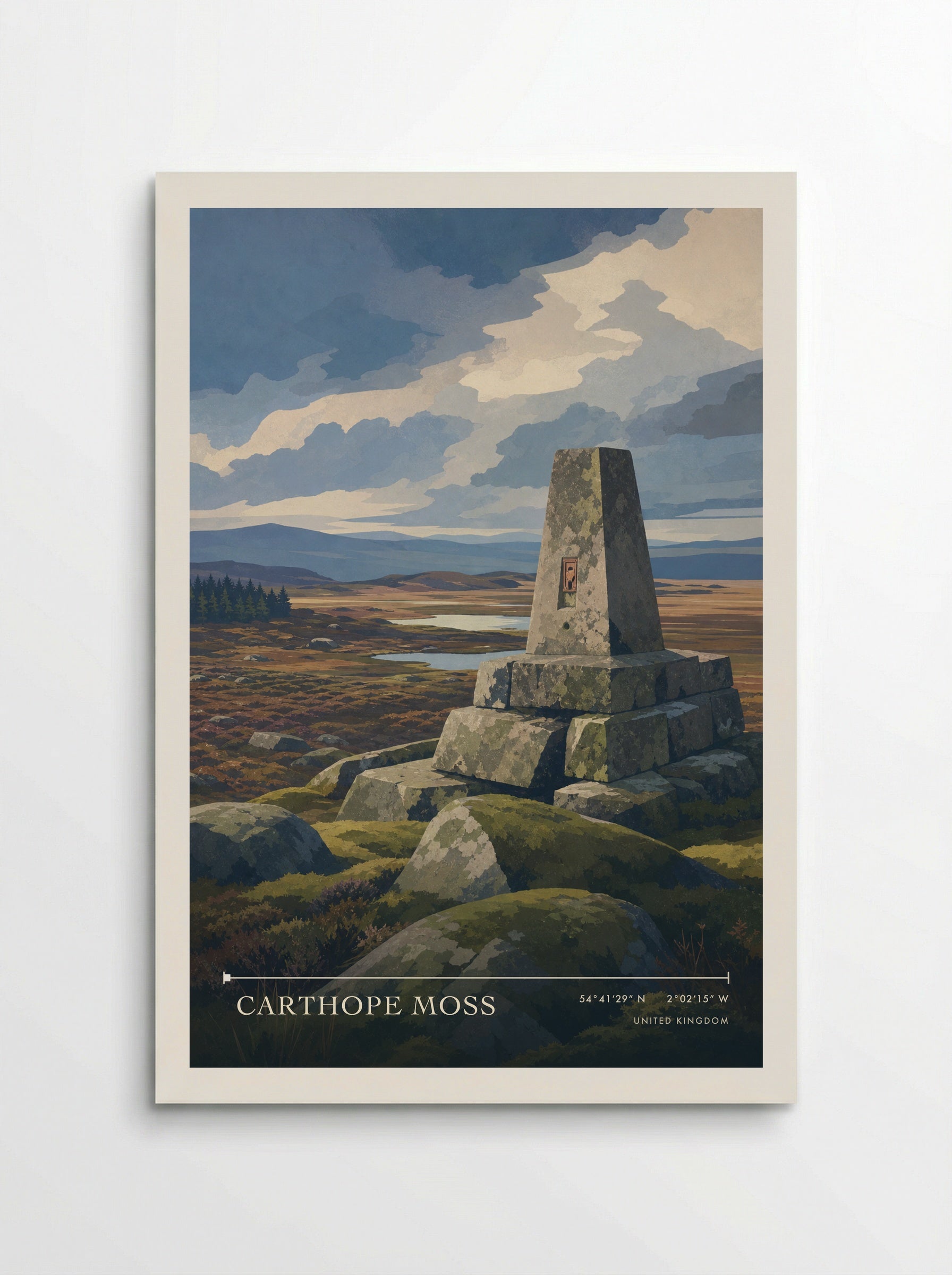 Carthope Moss United Kingdom Travel Poster - Poster