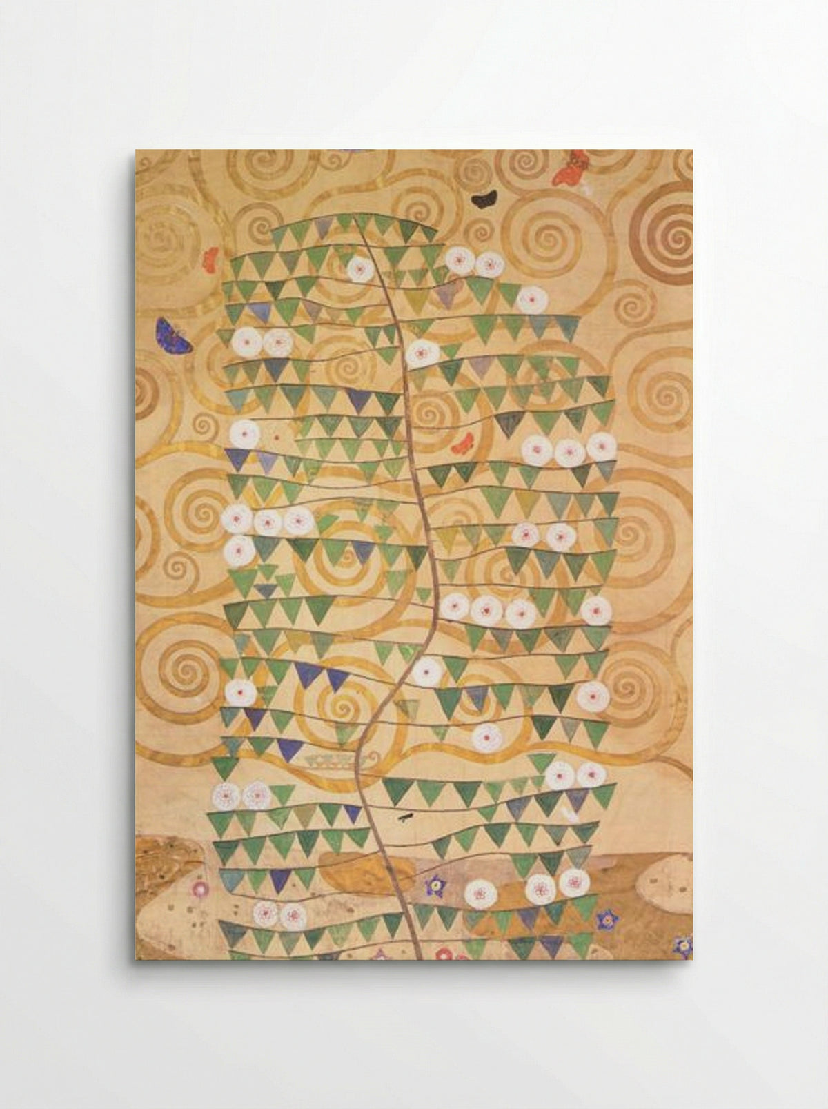 Cartoon for the Frieze of the Villa Stoclet: Right Part of the Tree of Life - Gustav Klimt - Poster