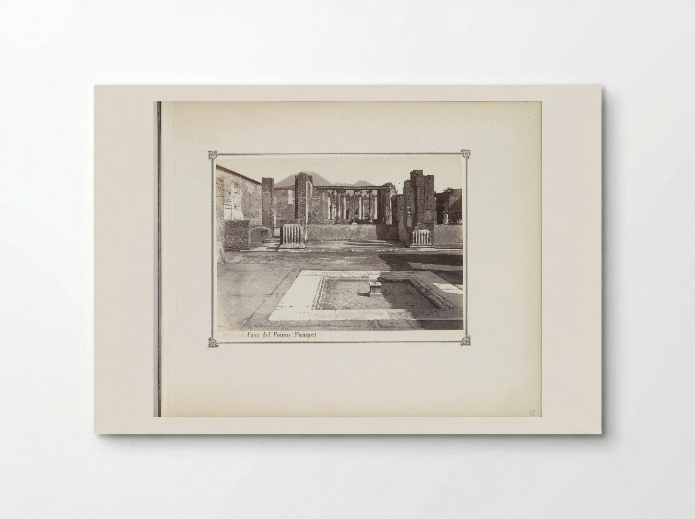 Casa del Fauno, Pompeii - Giorgio Sommer - Poster