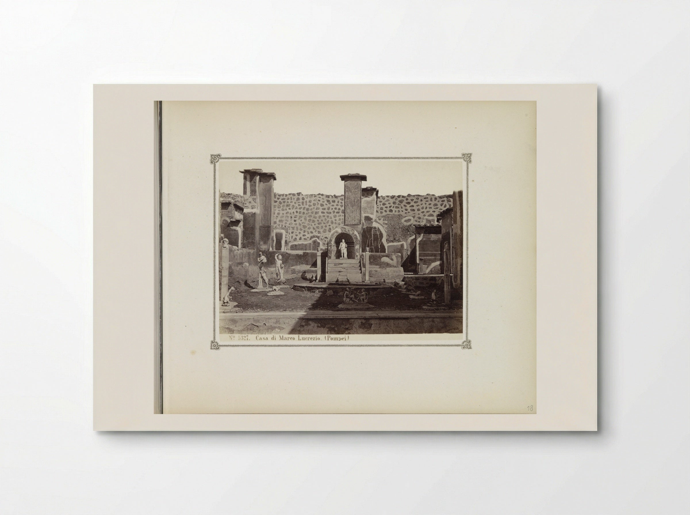 Casa di Marco Lucrezio (Pompeii) - Giorgio Sommer - Poster