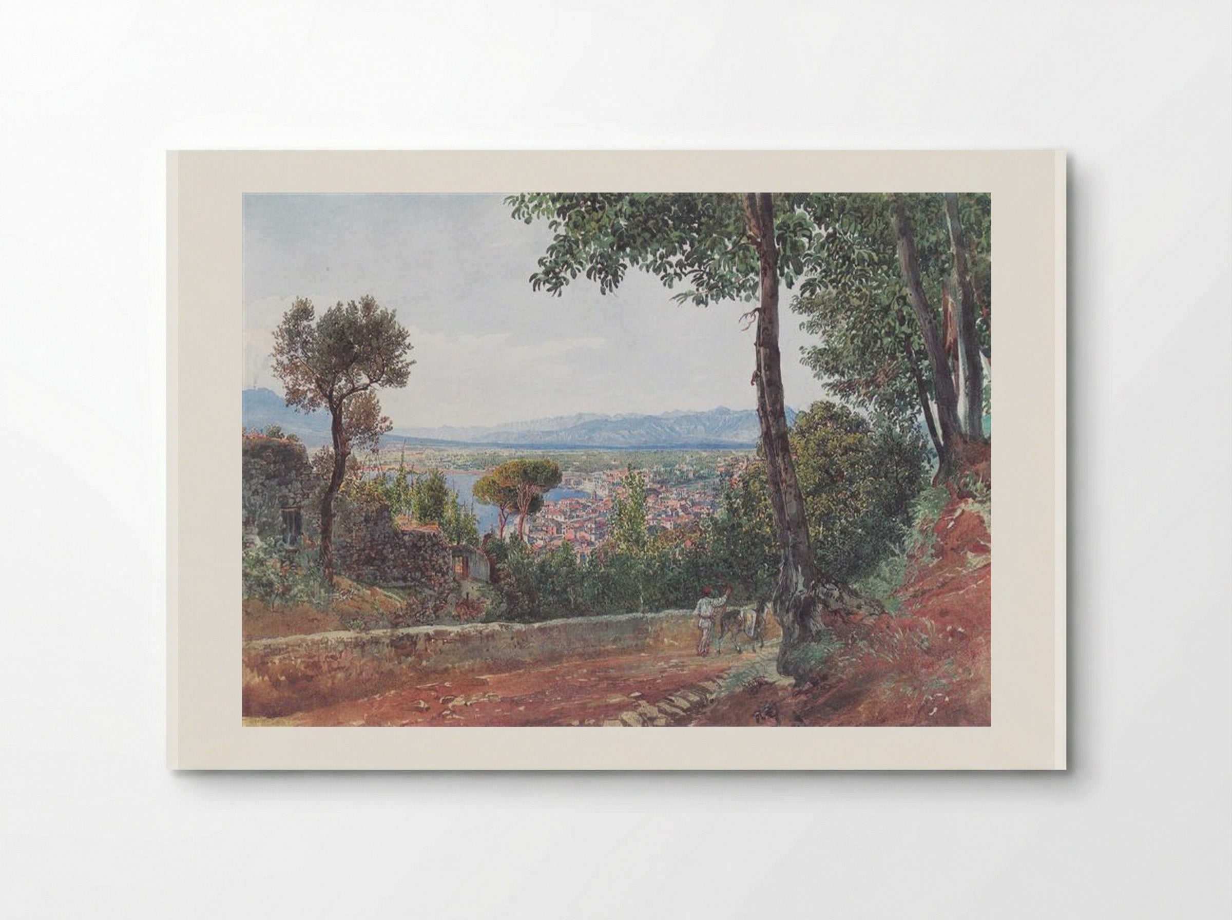 Castellammare on the Gulf of Naples - Rudolf von Alt - Poster