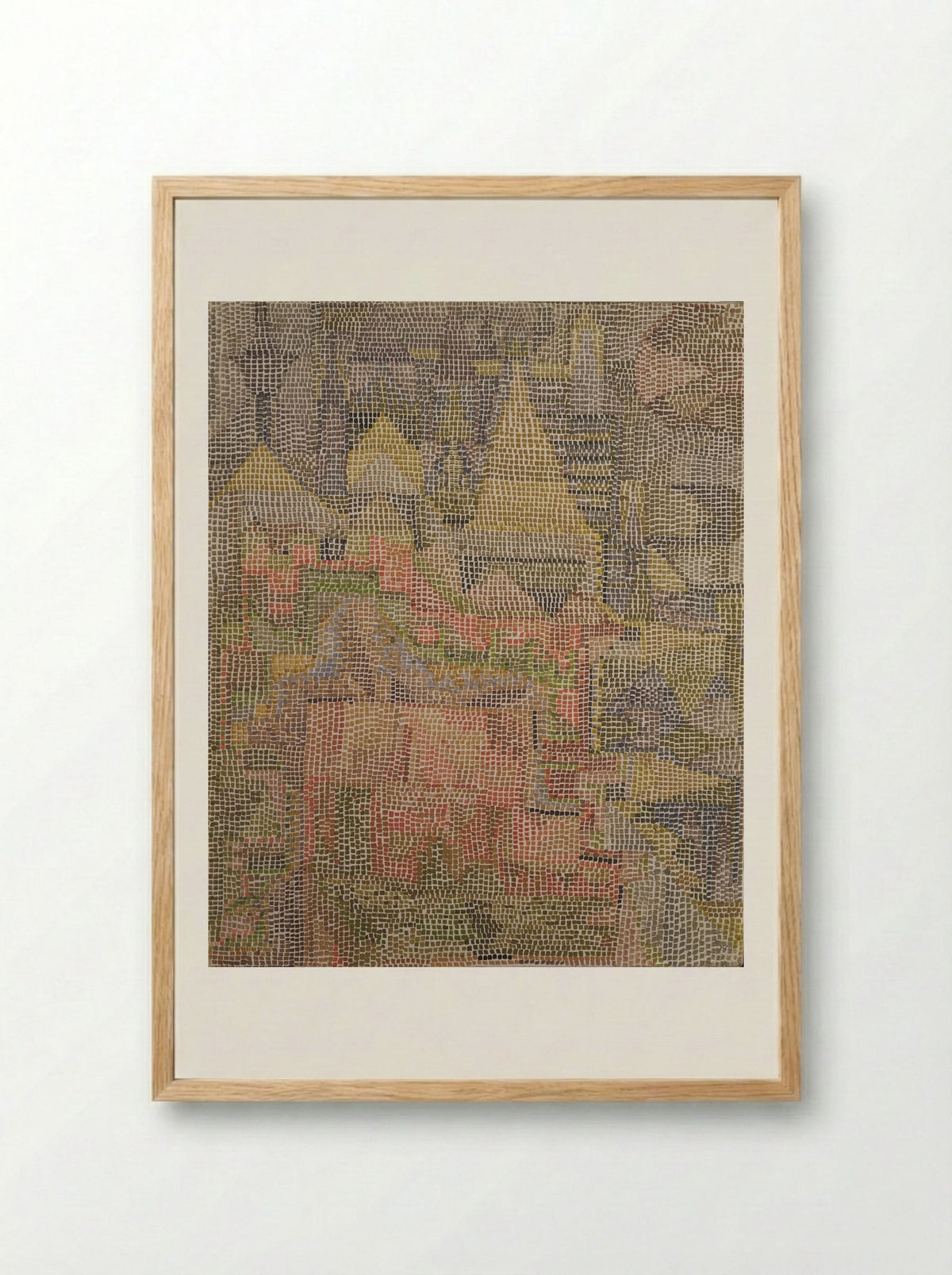 Castle Garden - Paul Klee - Framed Print Wood
