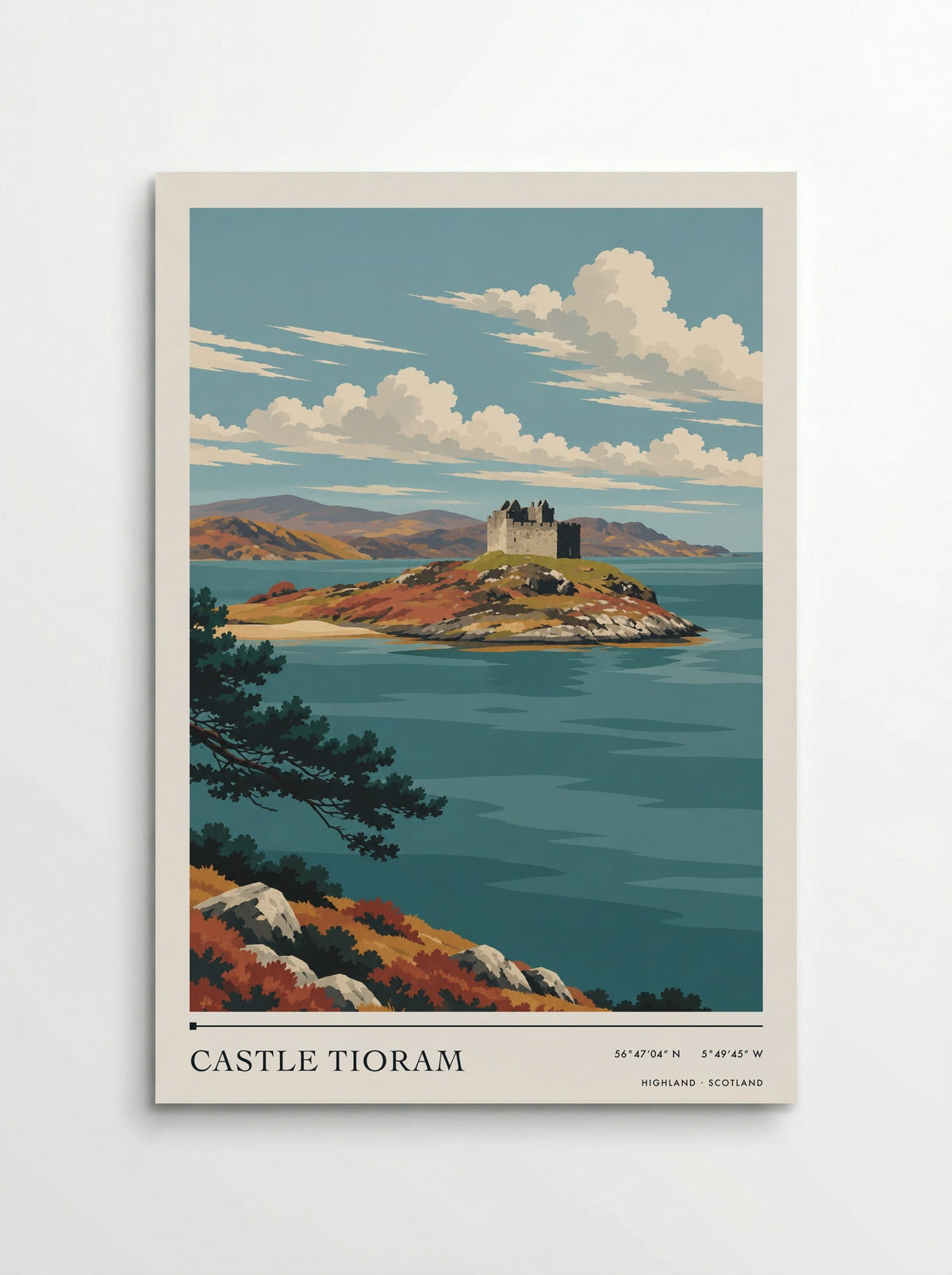 Castle Tioram, Highland | Travel Poster - Poster