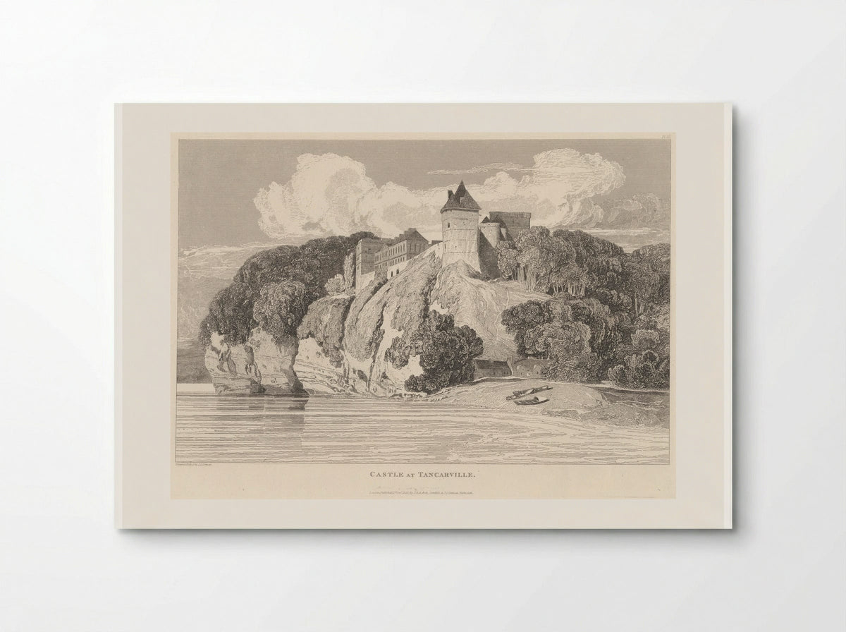 Castle at Tancarville - John Sell Cotman - Poster