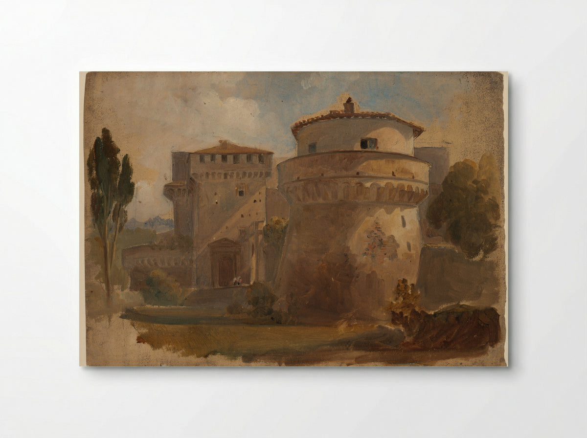 Castle in an Italian Landscape - Pierre-Henri de Valenciennes - Poster