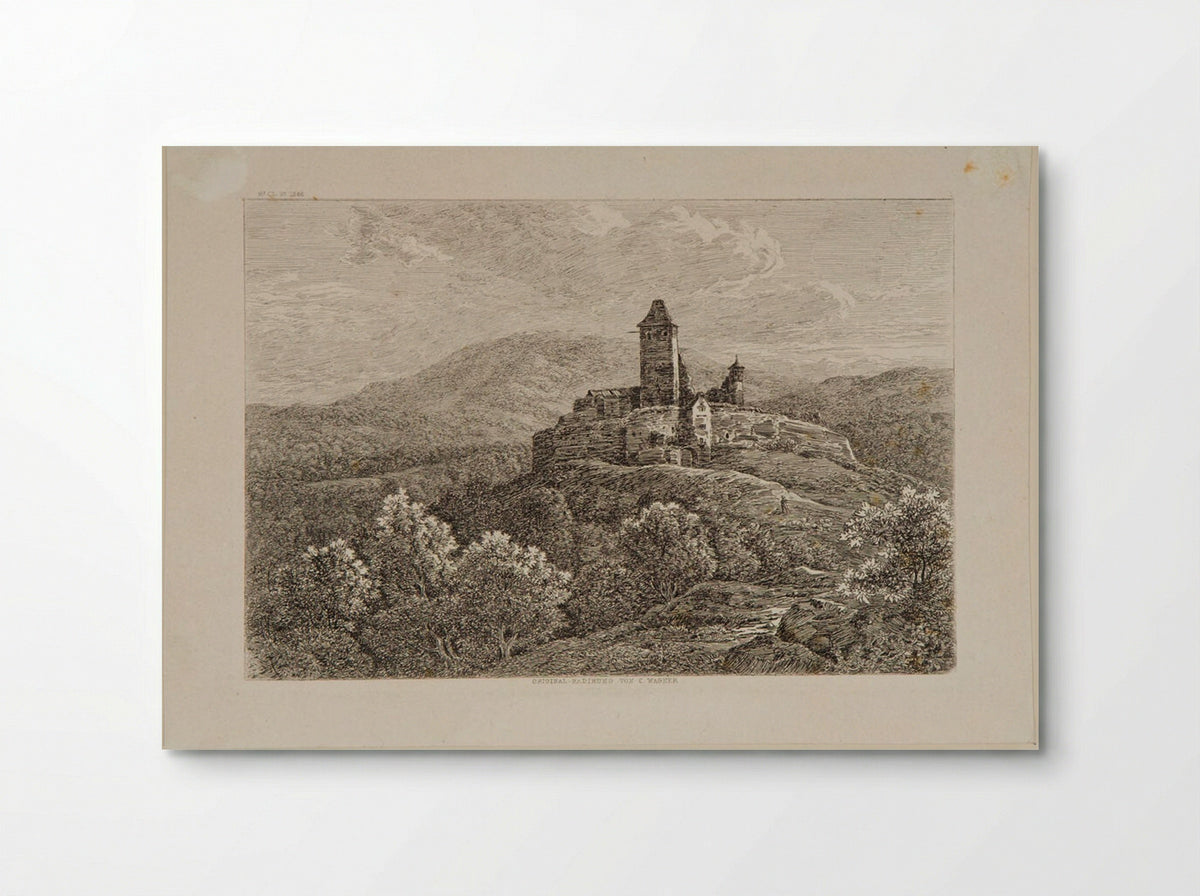 Castle near Ostheim - Karl Wagner - Poster
