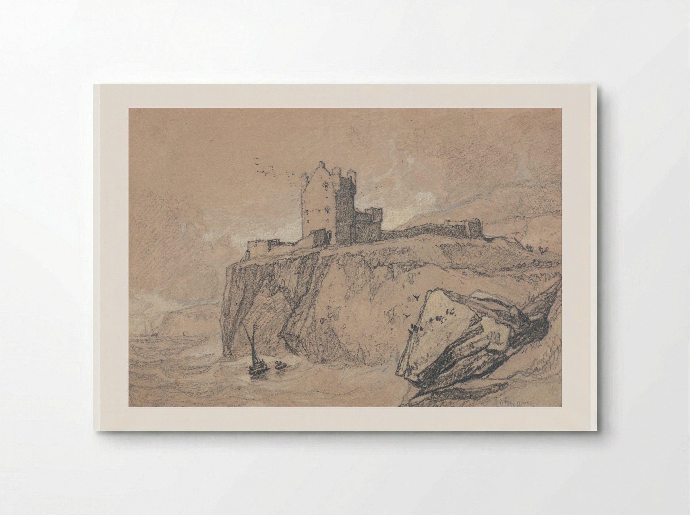 Castle of Falaise, North View - John Sell Cotman - Poster