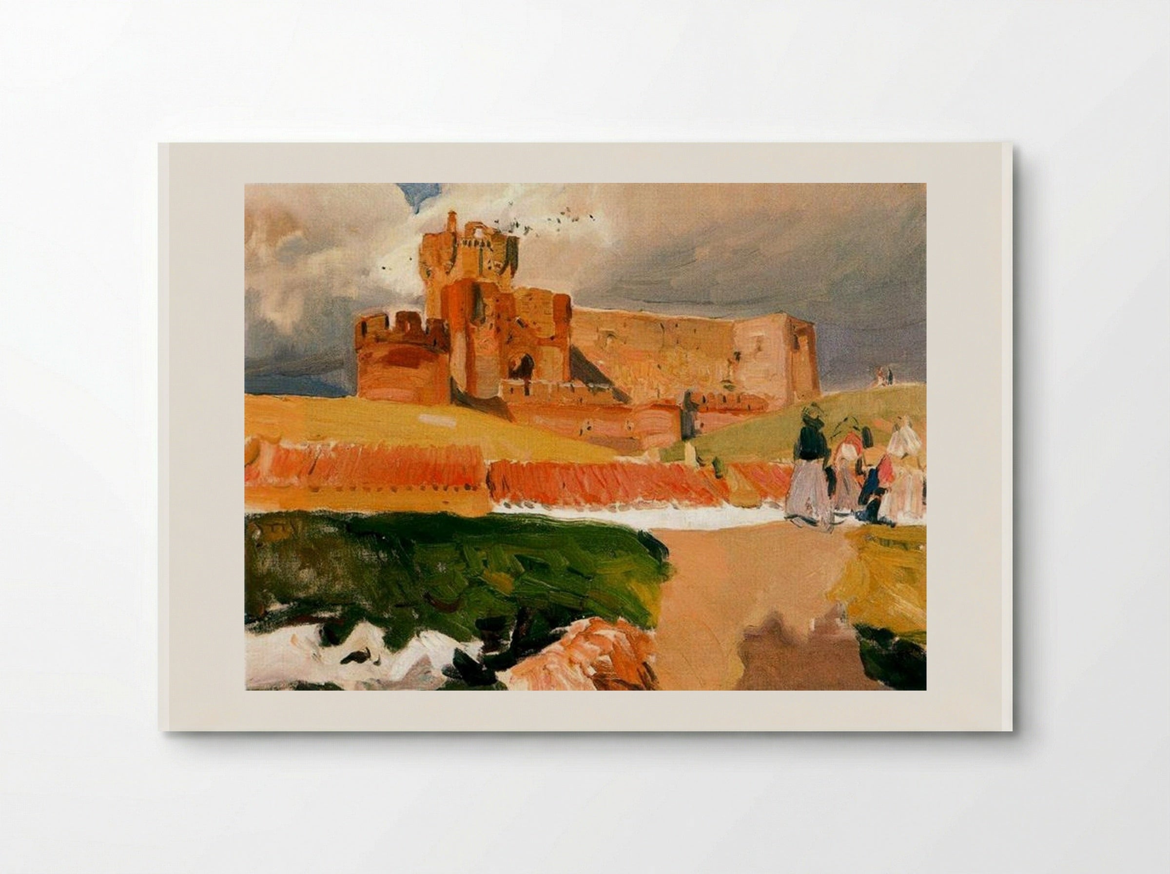 Castle of La Mota, Medina del Campo - Joaquín Sorolla - Poster